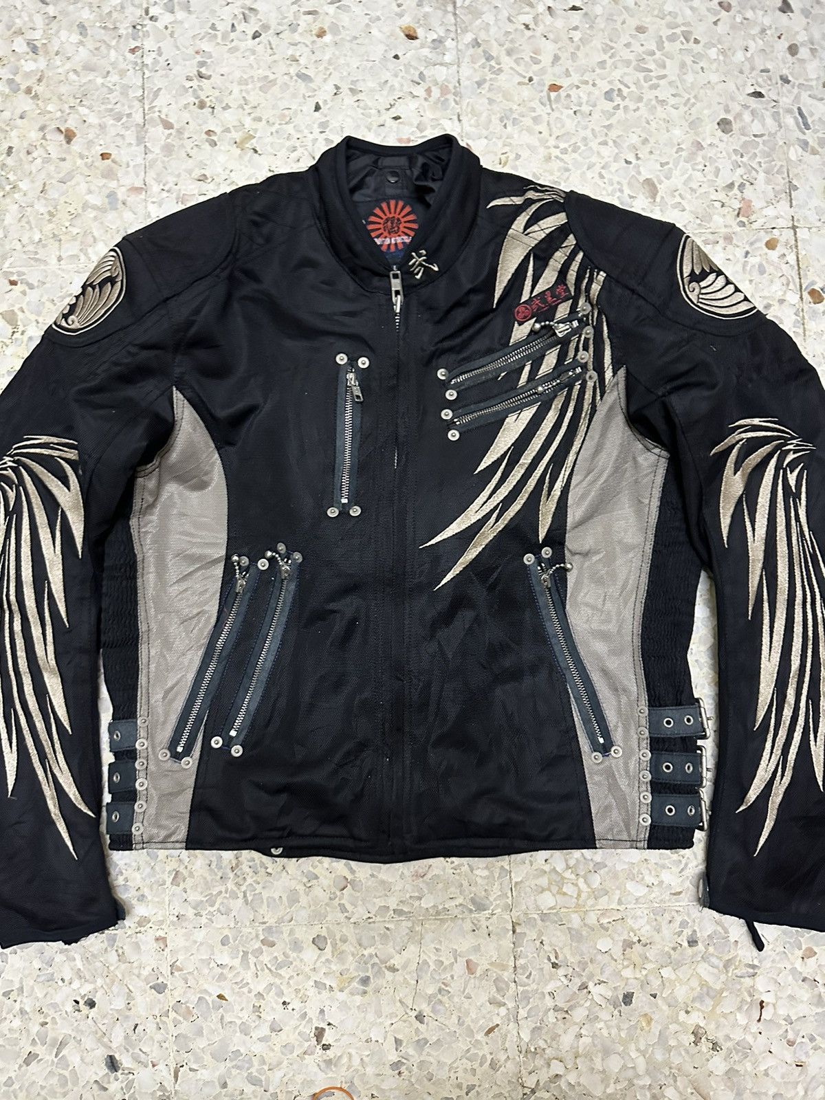Hysteric Glamour × Japanese Brand Rare Japan Traditional Motocycle Equipment MotoJacket Racing Size US L / EU 52-54 / 3 - 4 Thumbnail