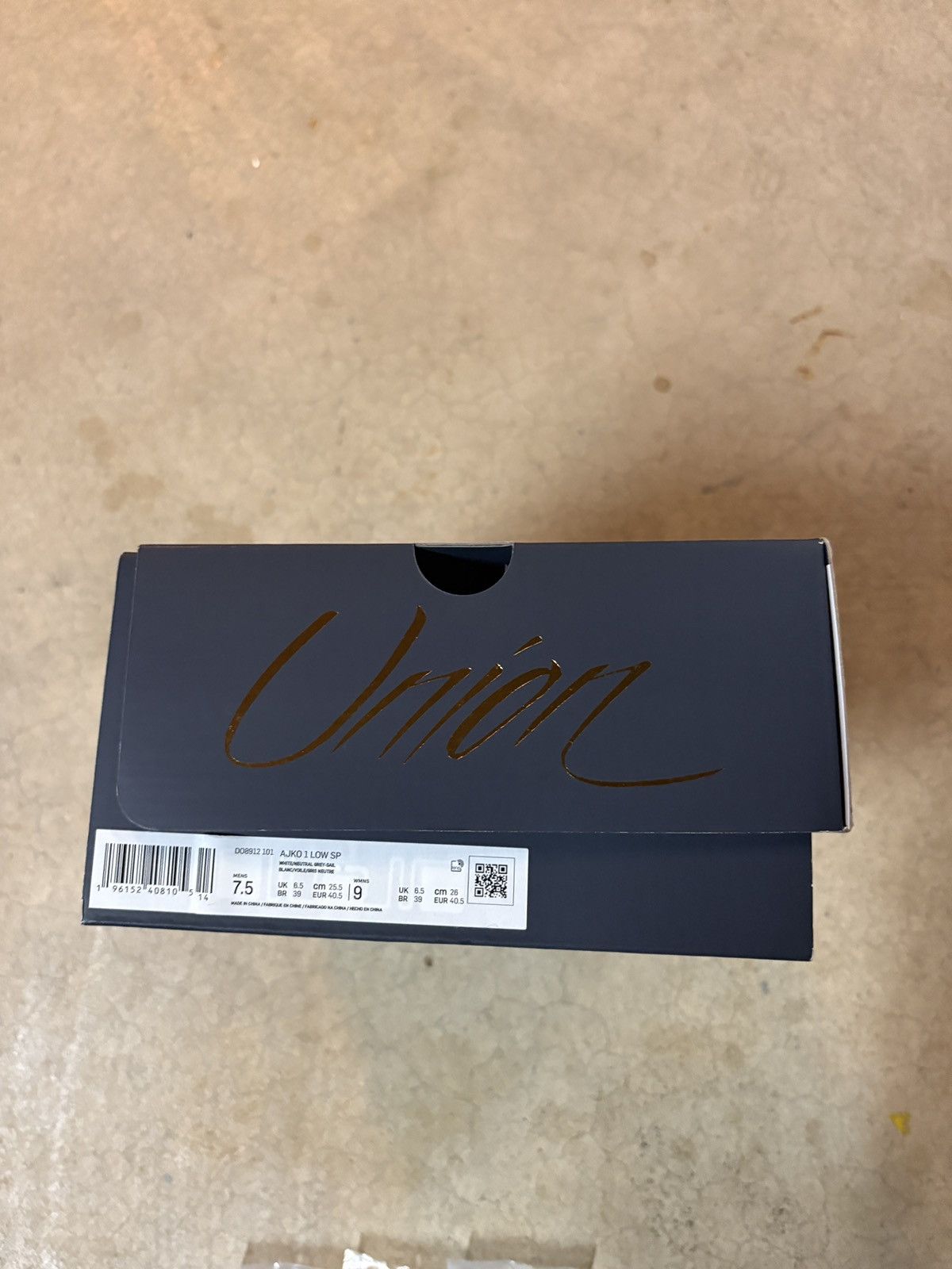 Nike Size 7.5 - Jordan 1 Retro AJKO Low SP Union White Canvas Size US 7.5 / EU 40-41 - 11 Thumbnail