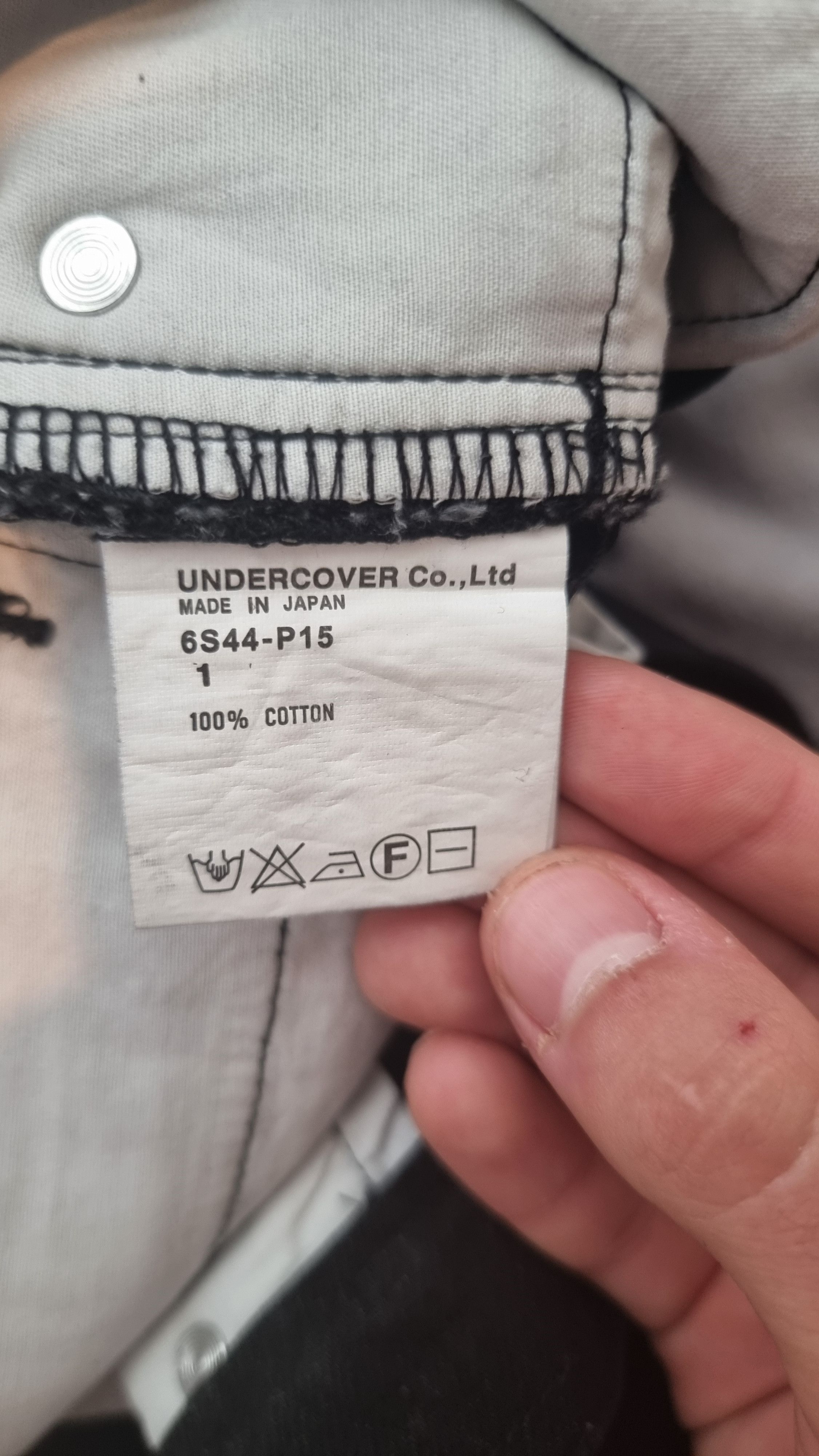 Undercover Undercover Size 1 Wax Denim SS07 Size US 27 - 8 Thumbnail