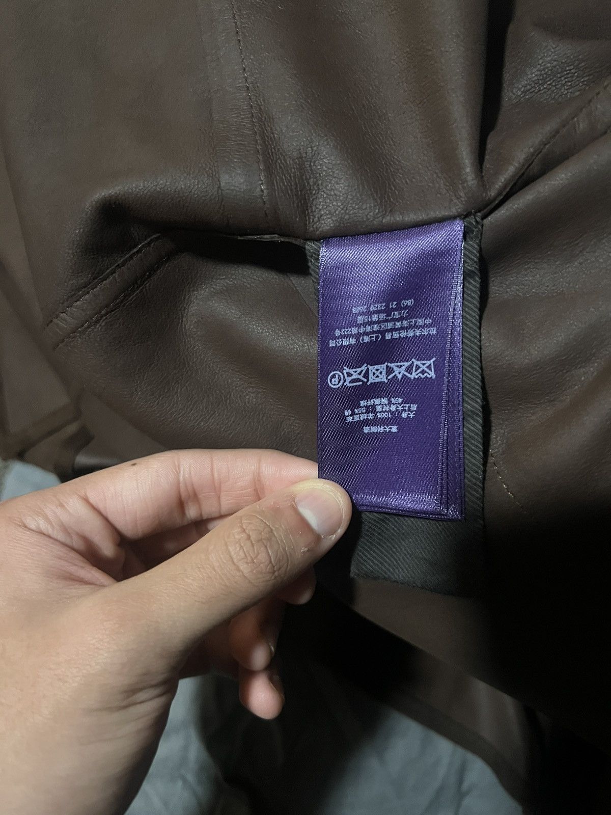 Ralph Lauren Purple Label Ralph Lauren Purple Label Barron Lamb Leather Shirt Jacket Size US M / EU 48-50 / 2 - 7 Thumbnail