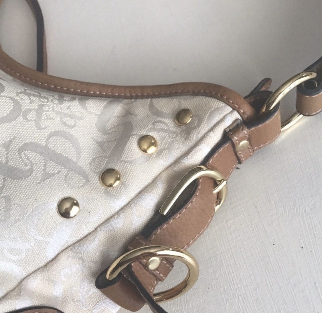 Style & Co STYLE & CO LEATHER EMBROIDERED HAND BAG Size ONE SIZE - 5 Thumbnail