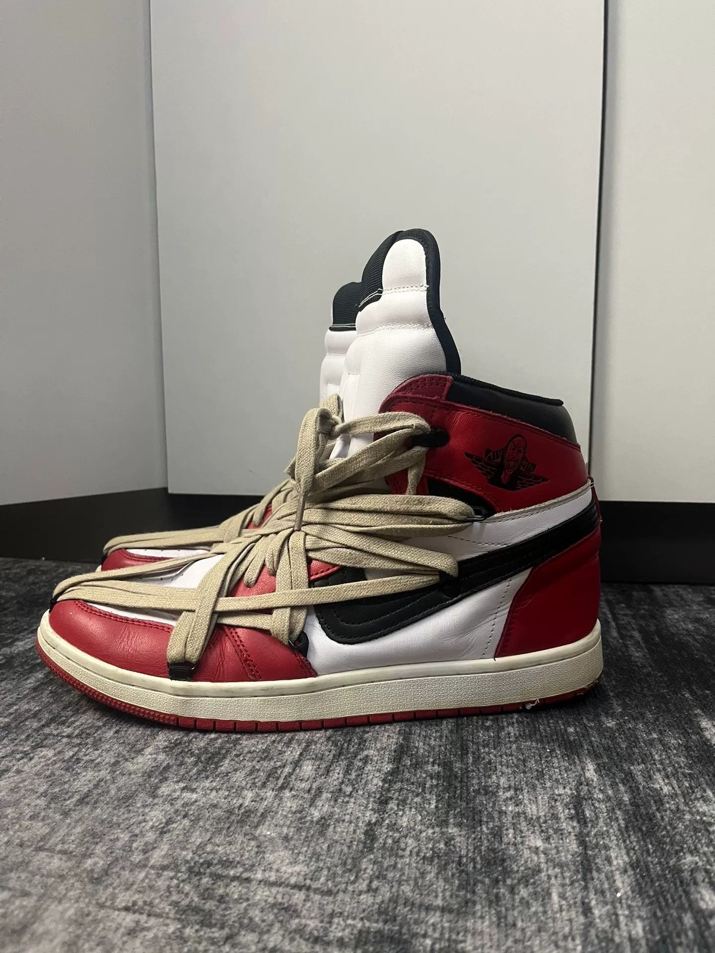 Miu Miu Miu Miu Retro Red Hitop Sneakers 45 Men Size US 11.5 / EU 44-45 - 1 Thumbnail