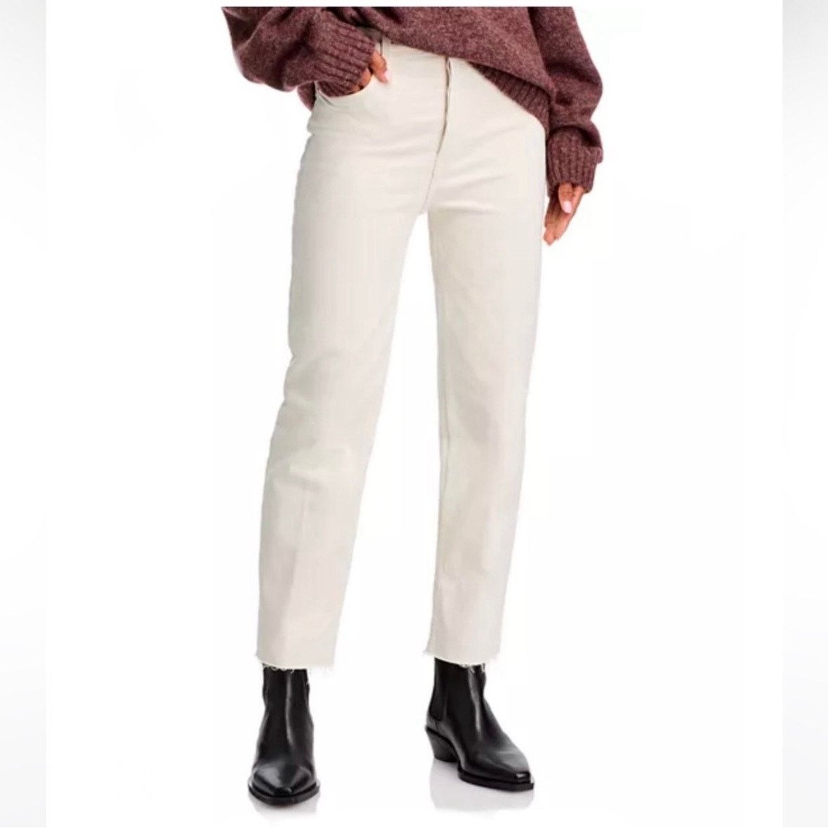 RE/DONE NWT Re/Done 70s Stove Pipe Hi Rise Straight Leg size 24 Size 24" / US 00 / IT 34 - 1 Thumbnail