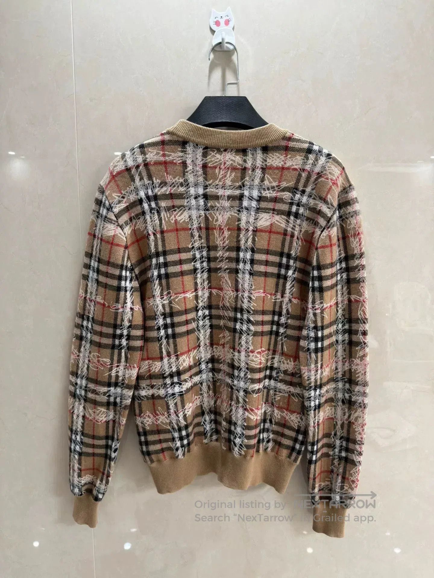 Burberry burberry graffiti check wool sweater. Size S / US 4 / IT 40 - 4 Thumbnail
