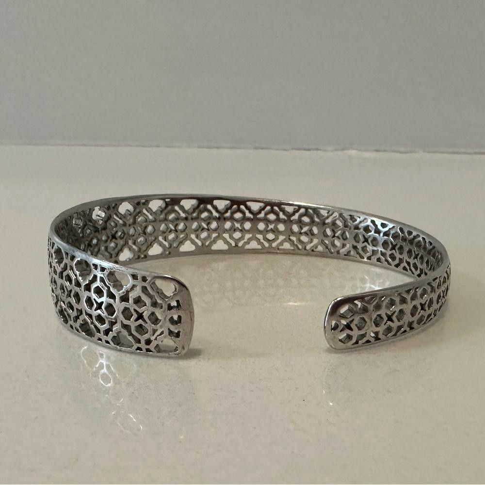 Kendra Scott Kendra Scott Uma Silver Filigree Cuff Bracelet Size ONE SIZE - 4 Thumbnail