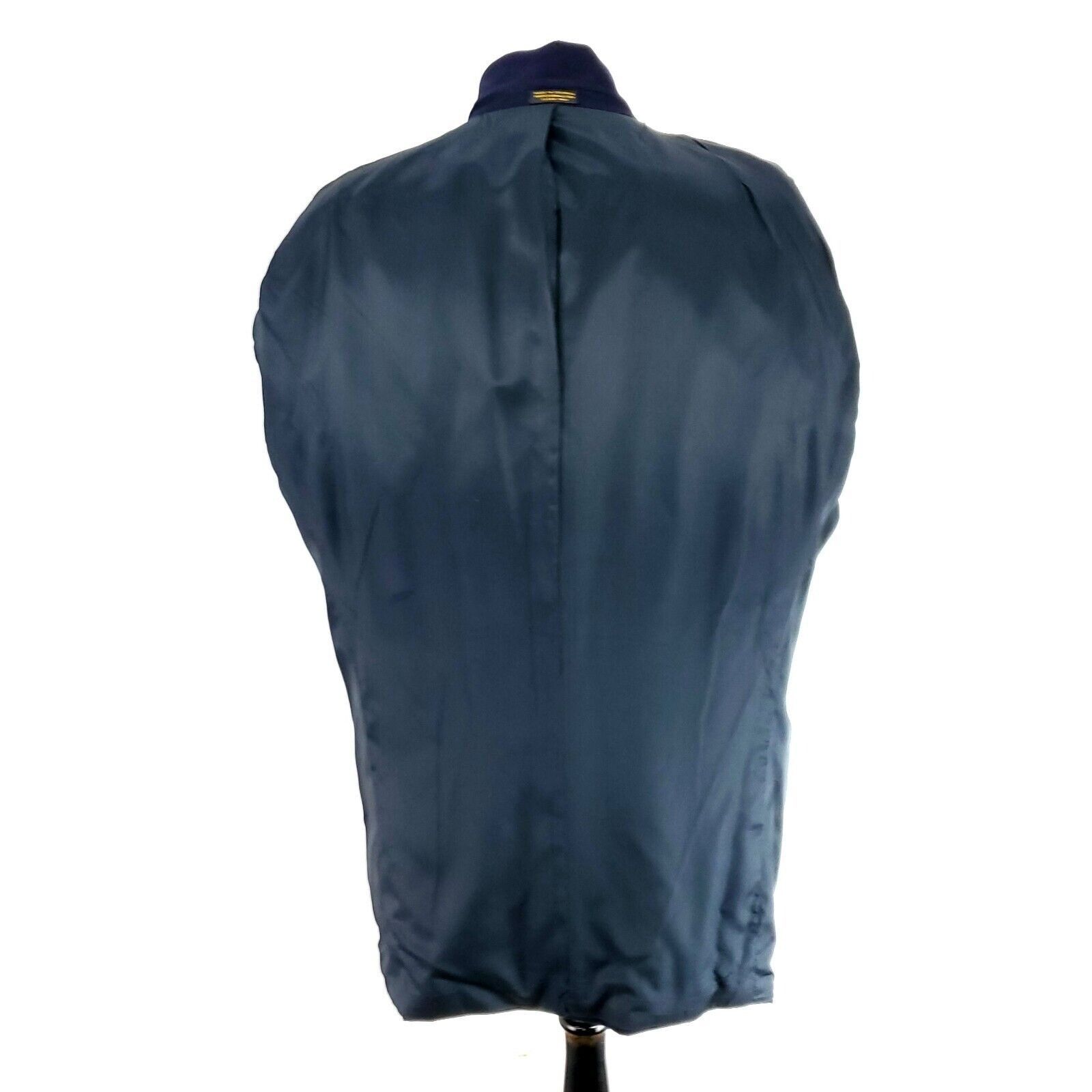 Oscar De La Renta Oscar De La Renta Wool 2 Bronze Button Blazer 46L Or Slim Fi Size 46L - 10 Thumbnail