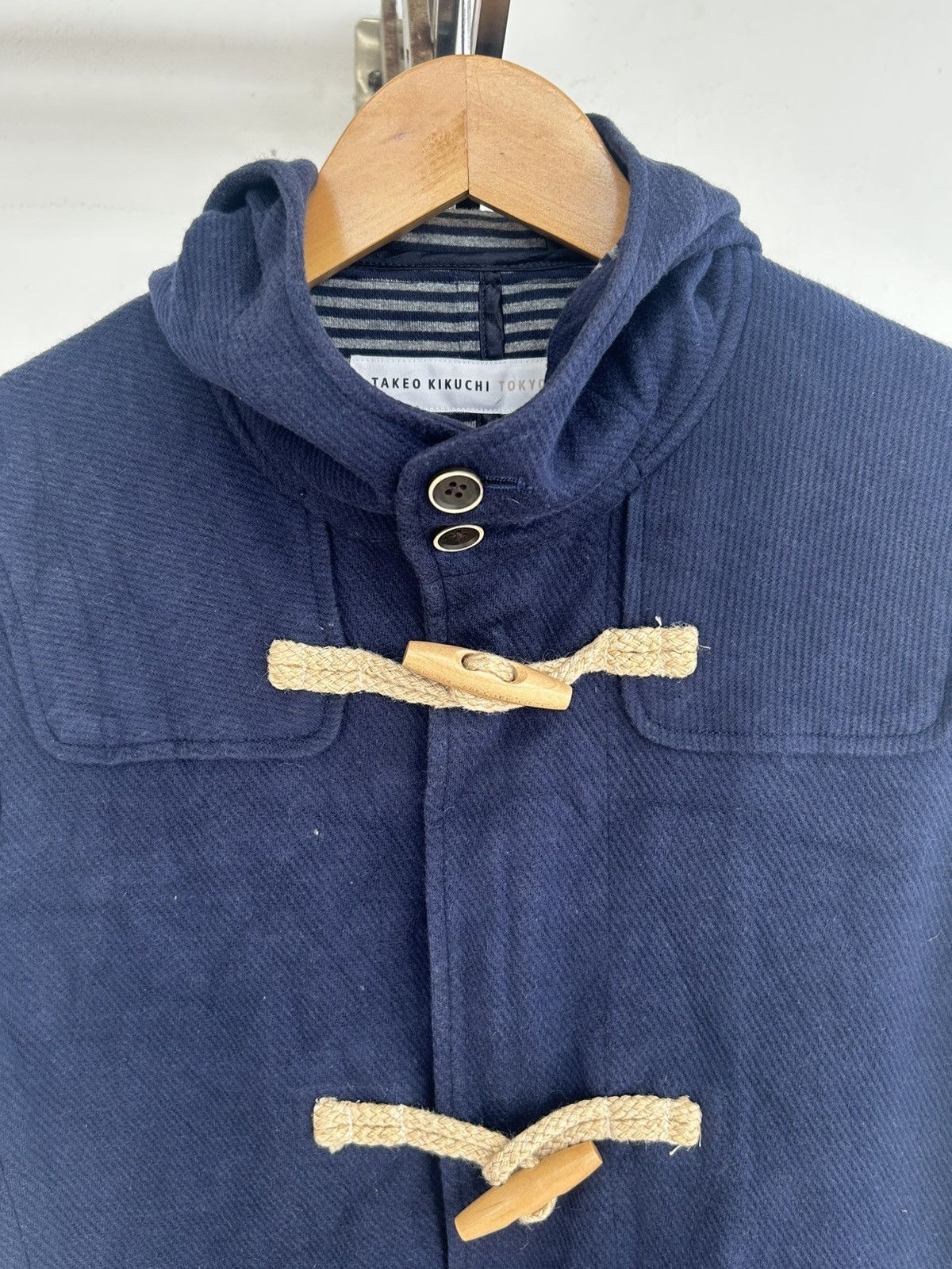 Takeo Kikuchi Takeo Kikuchi Vintage Hoodie Blue Size US L / EU 52-54 / 3 - 3 Thumbnail