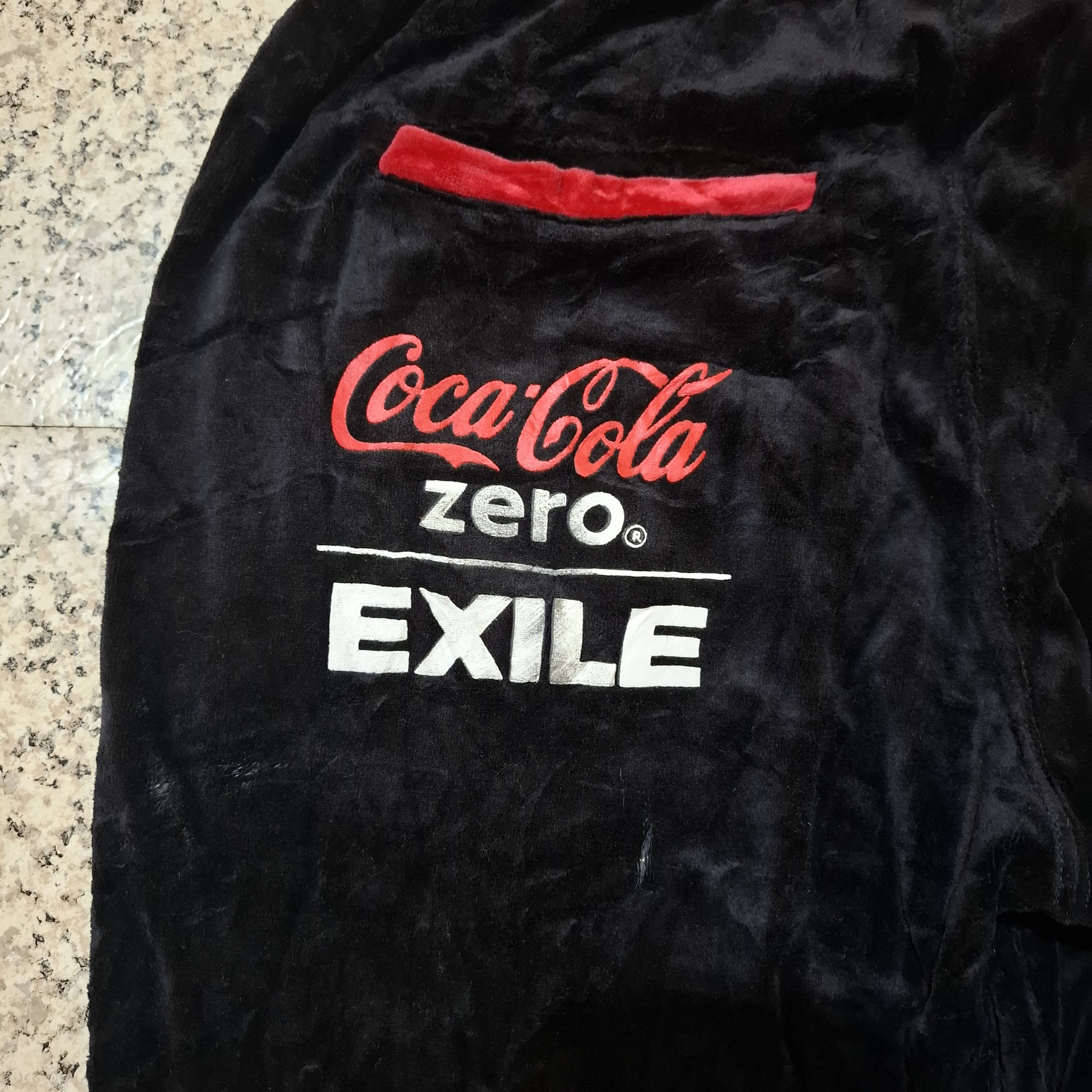 Japanese Brand 24Karats x EXILE x Coca-Cola Zero Velour Sweetpants RARE Size US 34 / EU 50 - 18 Thumbnail