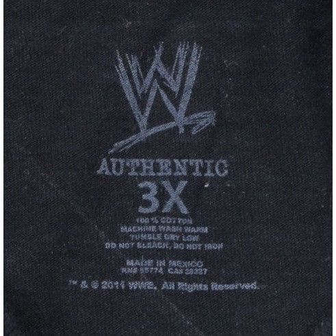 WWE WWE Authentic Wear The Rock Bull "Just Bring It" 3X T-Shirt Size US XXL / EU 58 / 5 - 4 Thumbnail
