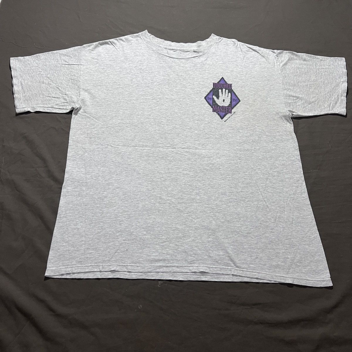 Vintage Vintage 90s Fingerprint Jesus God Holy Bible Graphic Tee XL Size US XL / EU 56 / 4 - 10 Thumbnail
