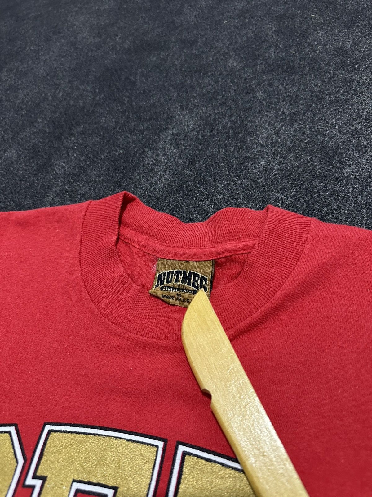 Nutmeg Vintage 90s San Francisco 49ers NFL Nutmeg Mills T-Shirt Size US M / EU 48-50 / 2 - 3 Thumbnail
