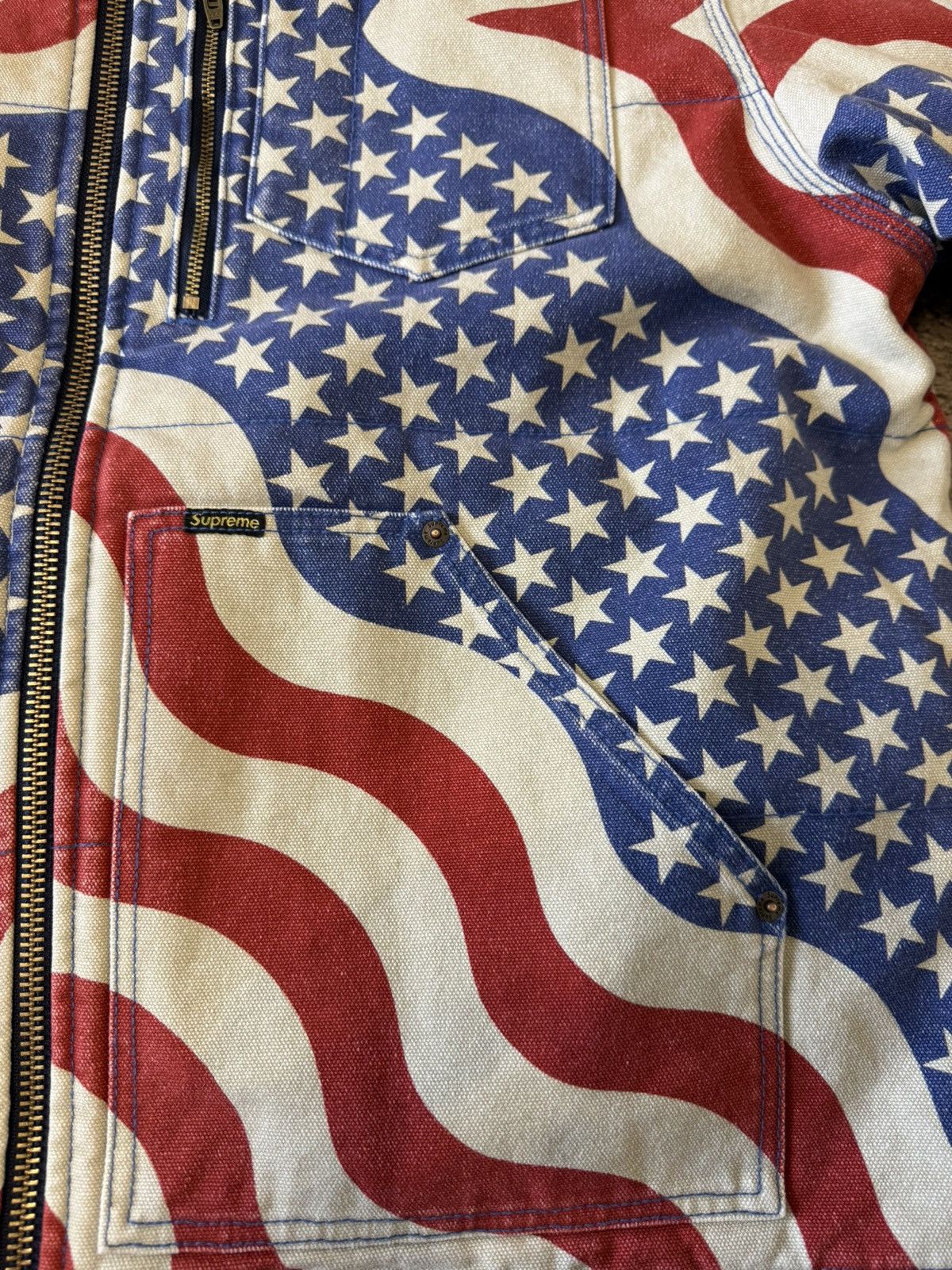Supreme Supreme Flag Jacket Size US L / EU 52-54 / 3 - 5 Thumbnail