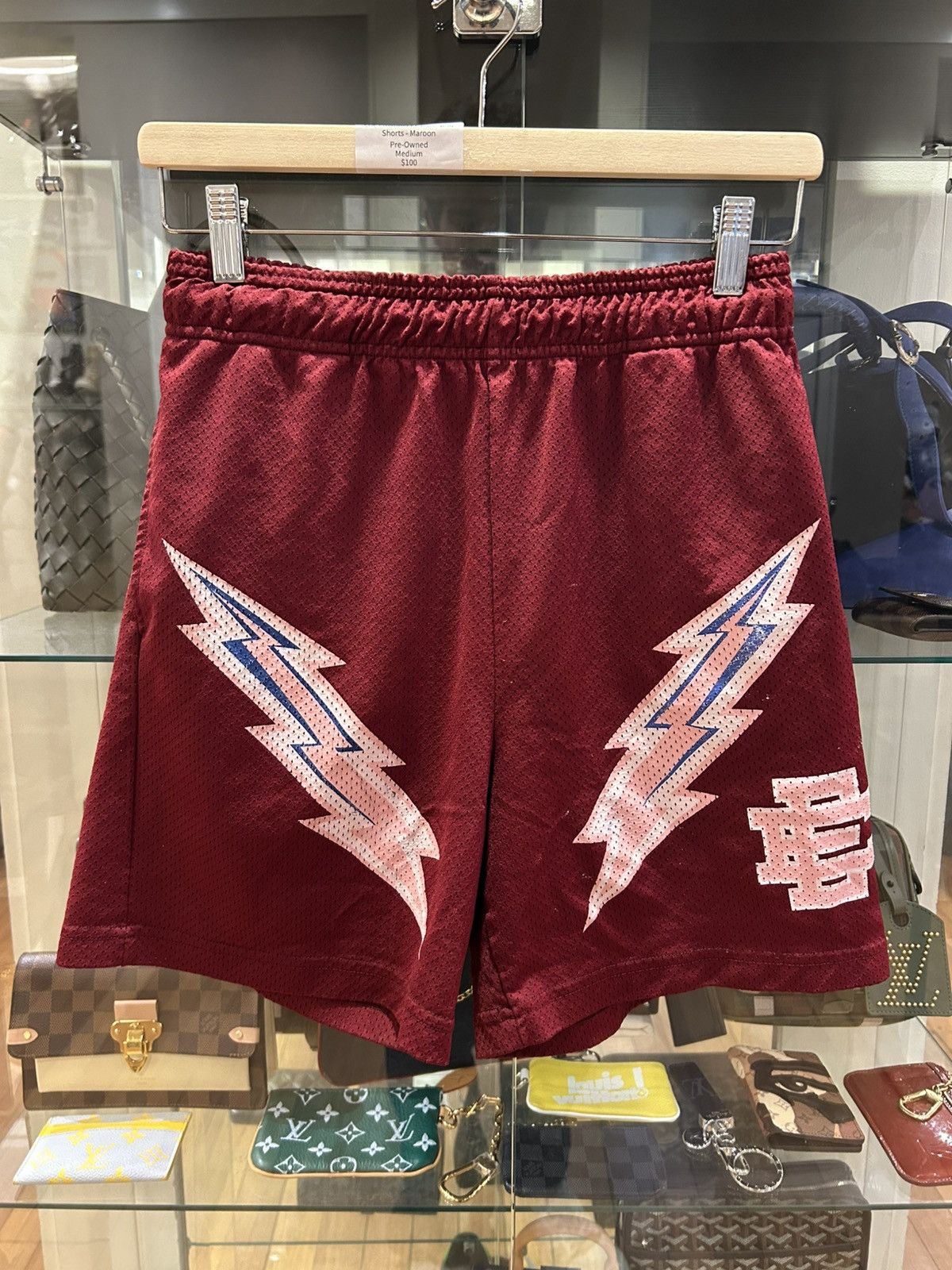 Eric Emanuel Eric Emanuel Bolt Shorts - Maroon Size US 30 / EU 46 - 1 Thumbnail