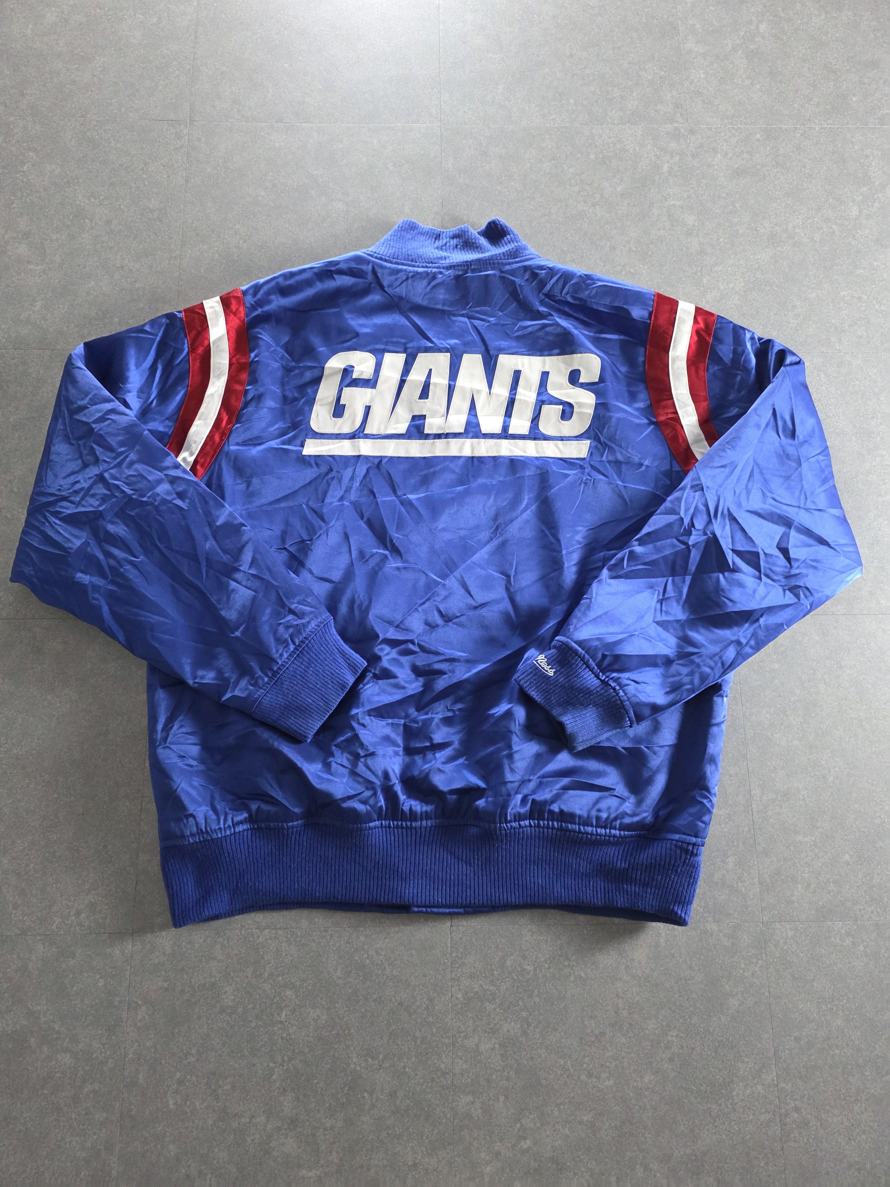 Mitchell & Ness NFL Jacket New York Giants Satin Vintage L