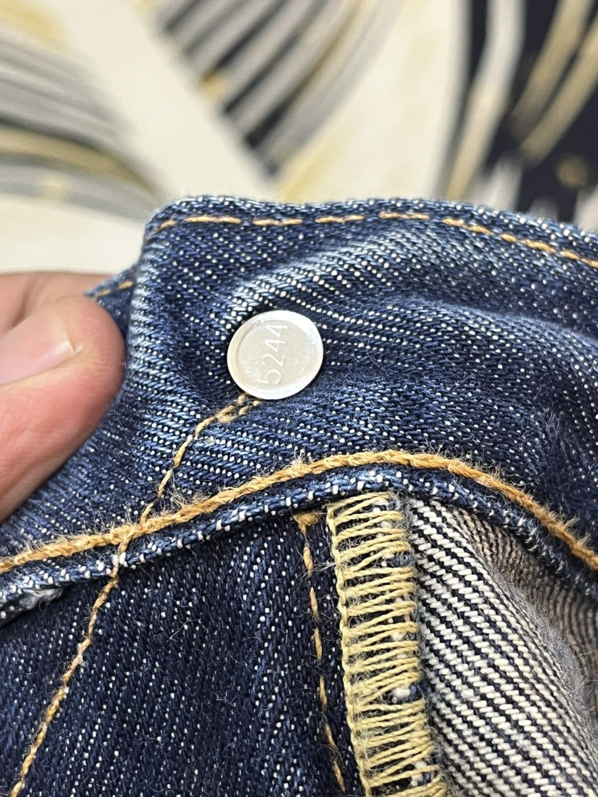 Le Grande Bleu (L.G.B.) × Levi's × Levi's Vintage Clothing Levi’s 505 Big E Selvedge Denim Size US 33 - 10 Thumbnail