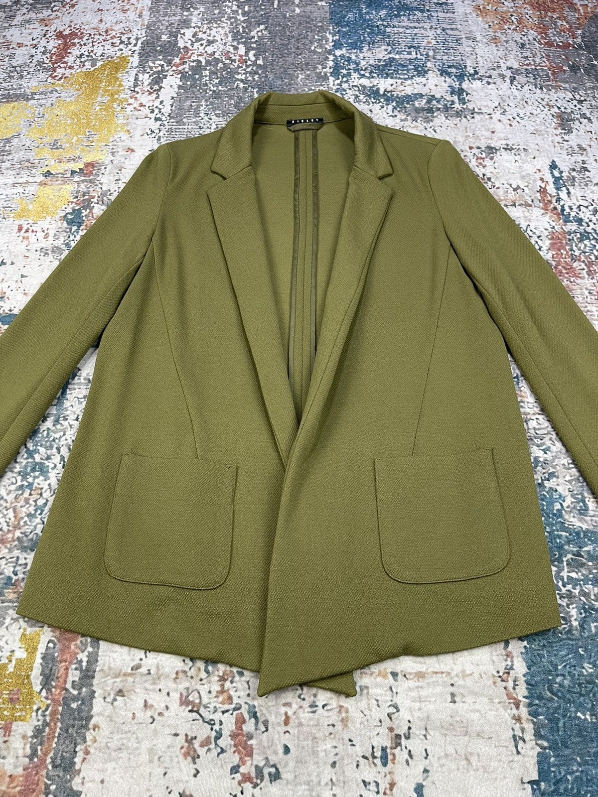 Sisley Kansai Yamamoto Sisley Open Front Light Blazer Size XS / US 0-2 / IT 36-38 - 4 Thumbnail