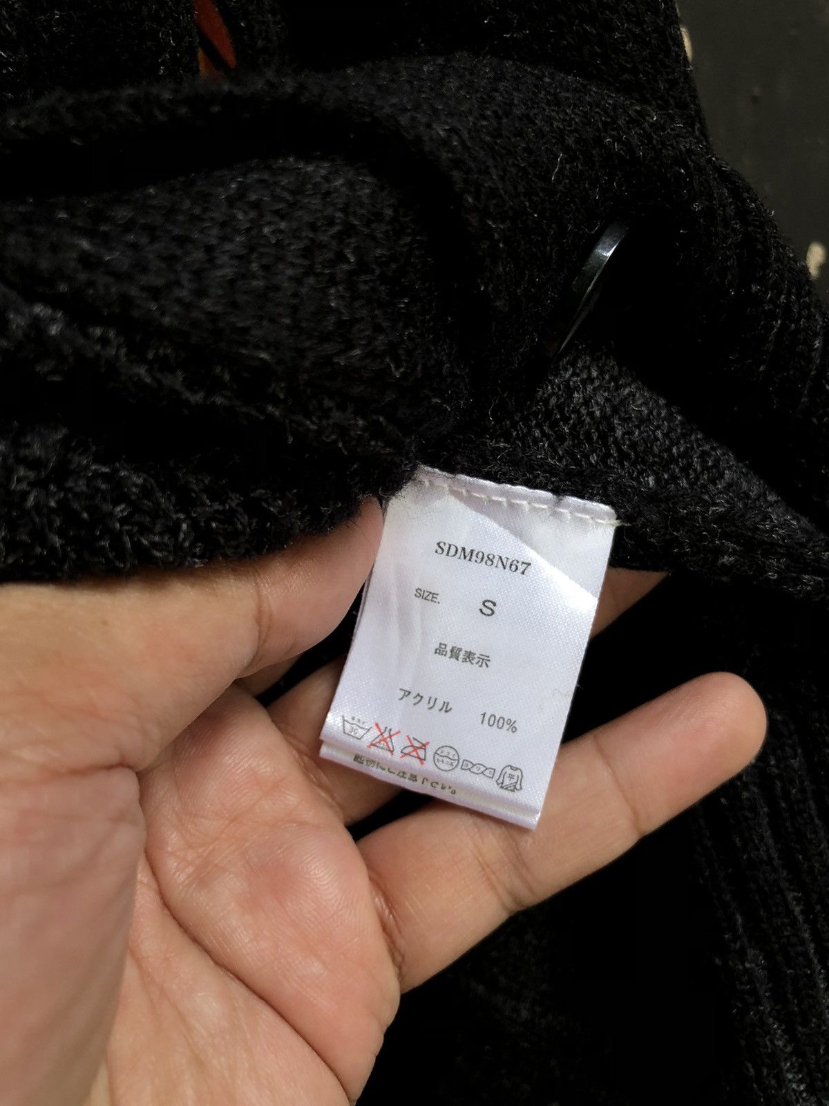 Japanese Brand × semanticdesign JAPANESE SEMANTIC DESIGN KNIT CARDI Size US M / EU 48-50 / 2 - 5 Thumbnail
