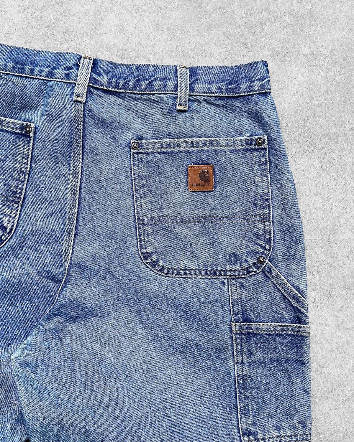 Carhartt Fadedd Darkstone Carhartt Double Knee Pant B73-DST🐋 Size US 36 / EU 52 - 7 Thumbnail