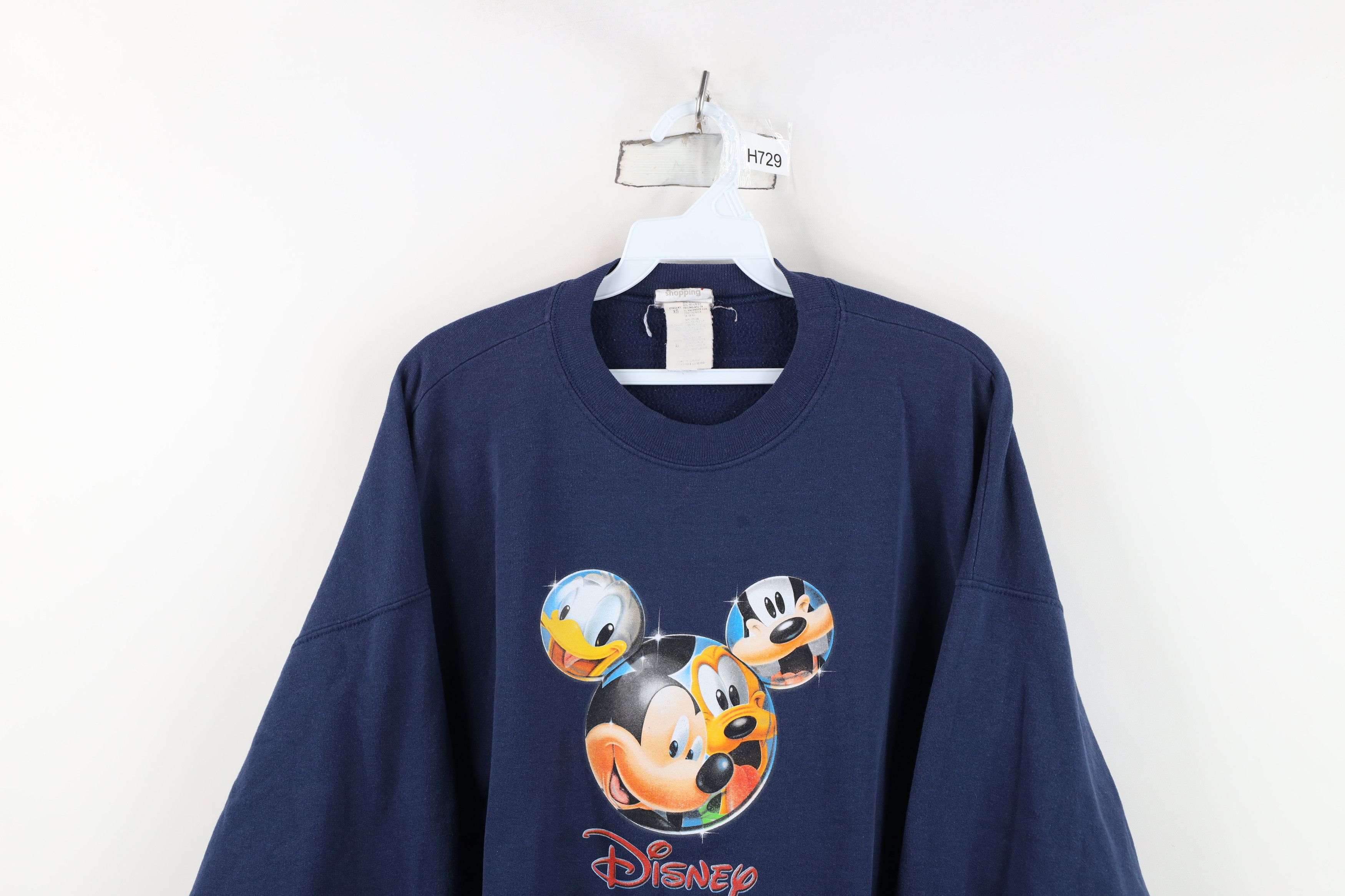 Disney Vintage Disney Spell Out Mickey Mouse and Friends Sweatshirt Size US XL / EU 56 / 4 - 2 Thumbnail