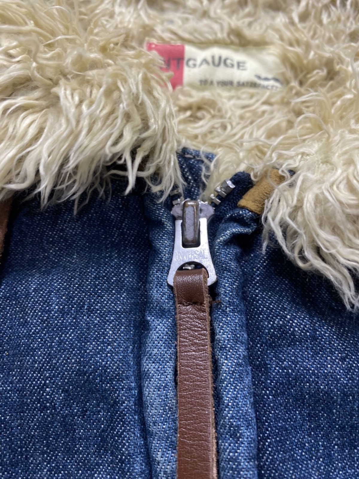 Japanese Brand 2000s Ant Gauge Fur denim jacket Size US M / EU 48-50 / 2 - 4 Thumbnail