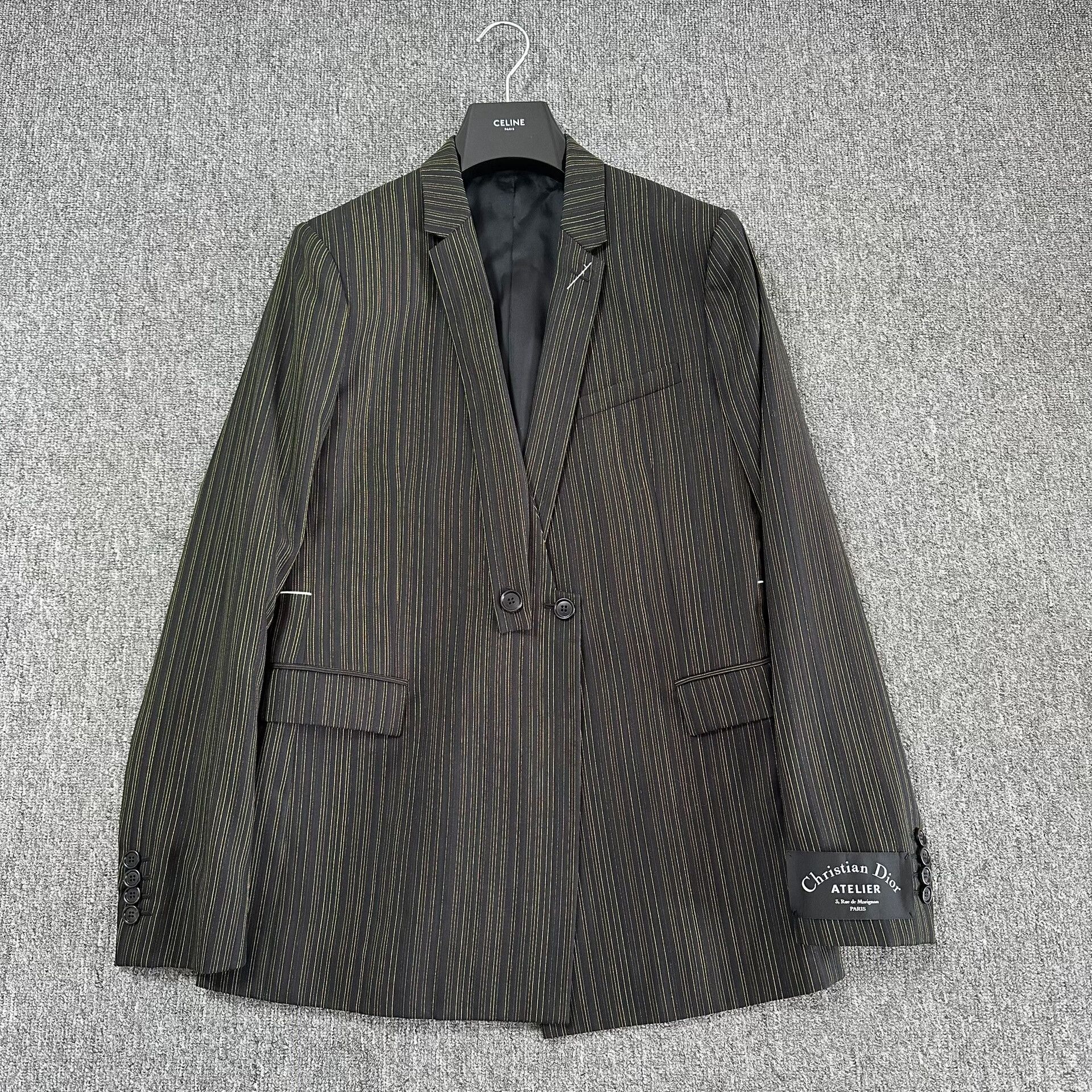 Dior Dior Homme 2018FW Silver Thread Sleeve Patch Suit Size US L / EU 52-54 / 3 - 1 Thumbnail