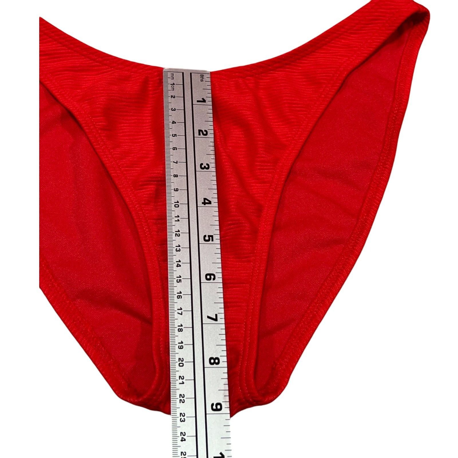 Other Wild fable - Women's Textured High Leg Cheeky Bikini Bottom Size ONE SIZE - 6 Thumbnail