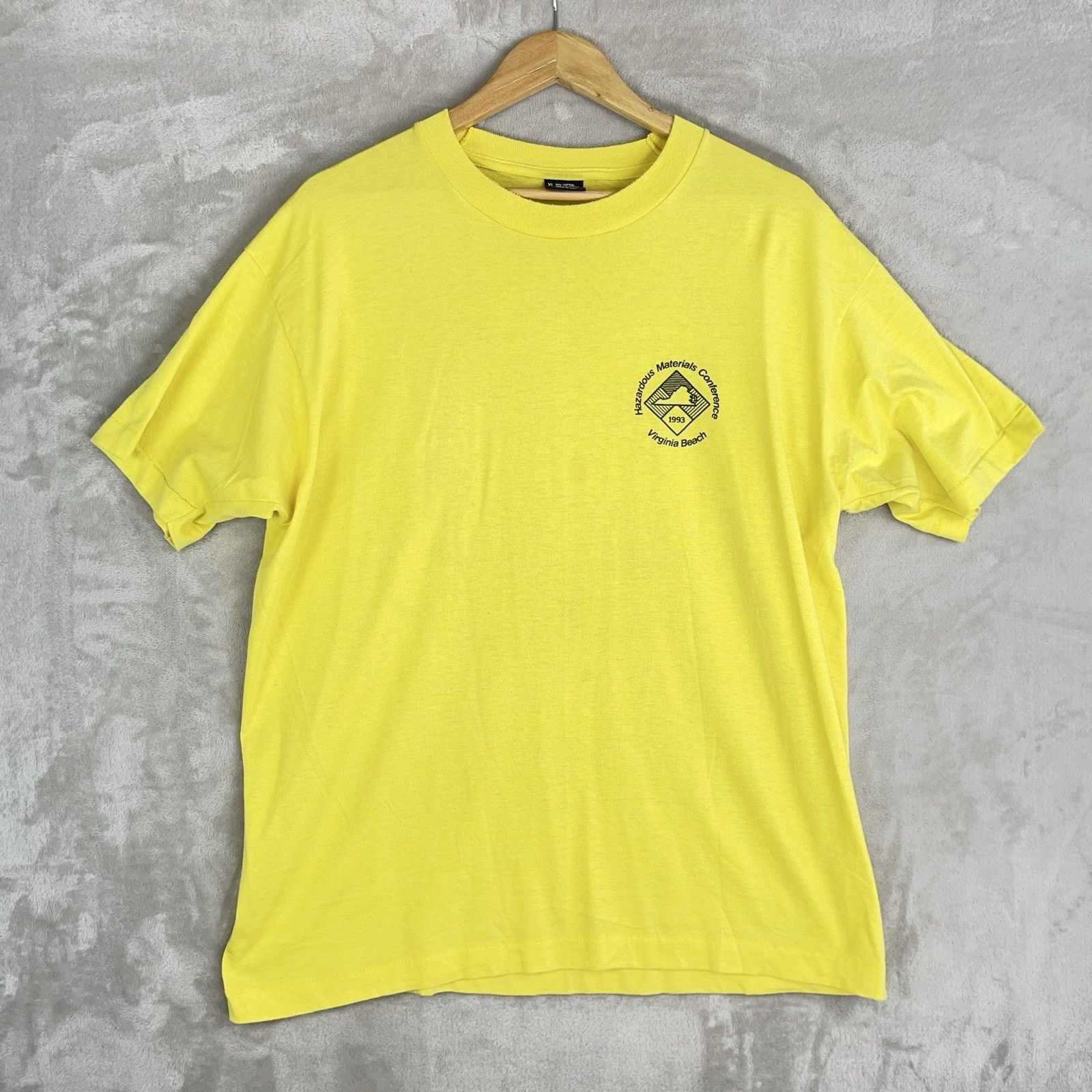 Other 1993 Hazardous Materials Conference T Shirt Single Stitch Size US XL / EU 56 / 4 - 2 Thumbnail
