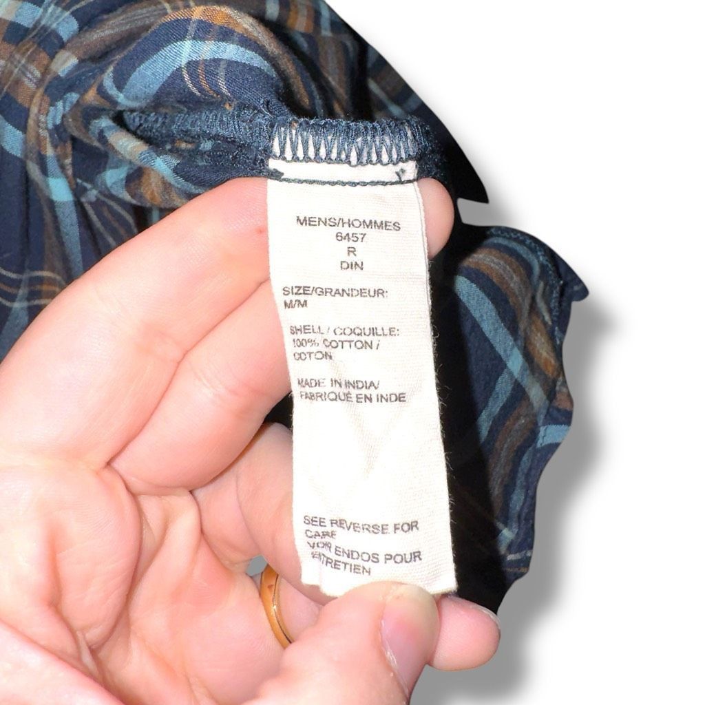 Woolrich Woolen Mills Woolrich 90s Blue Plaid Button Down Shirt Sz M Size US M / EU 48-50 / 2 - 6 Thumbnail