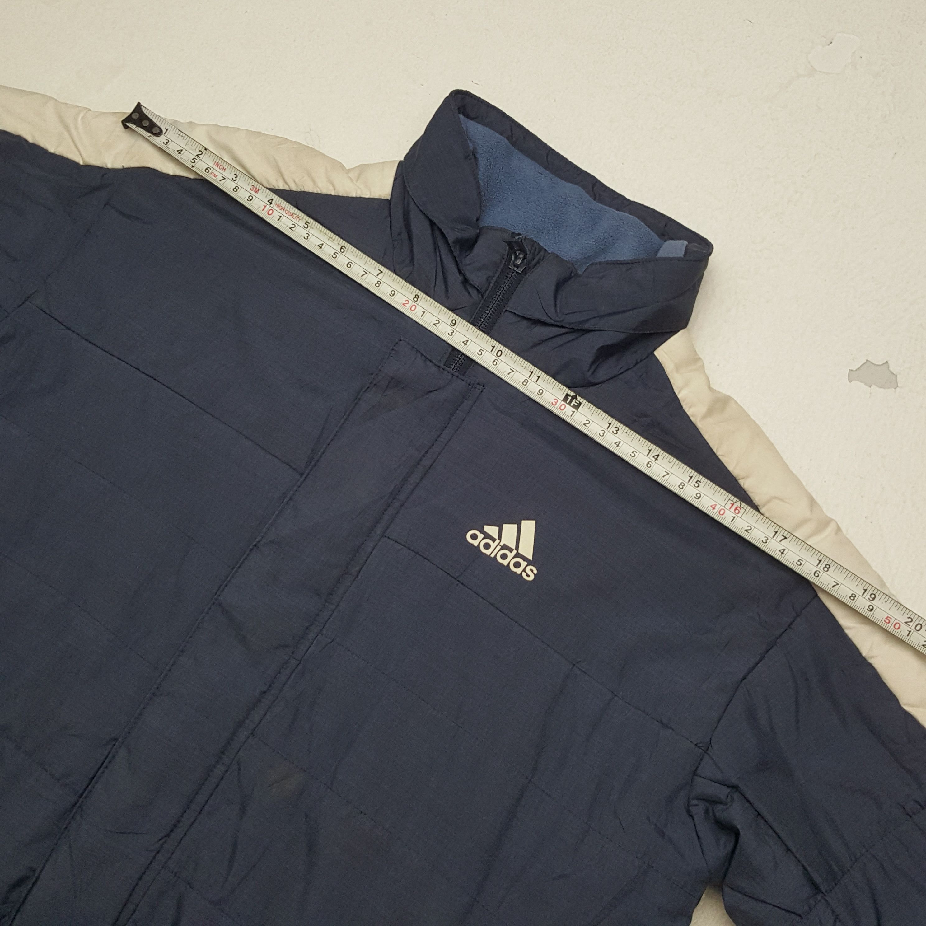 Adidas × Vintage Vintage Adidas Tree stripes Puffer Coat Jacket Size US XS / EU 42 / 0 - 7 Thumbnail