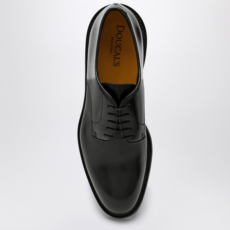 Doucal's o1d2blof0225 Leather Lace-Up Shoes in Black Size US 10.5 / EU 43-44 - 3 Thumbnail