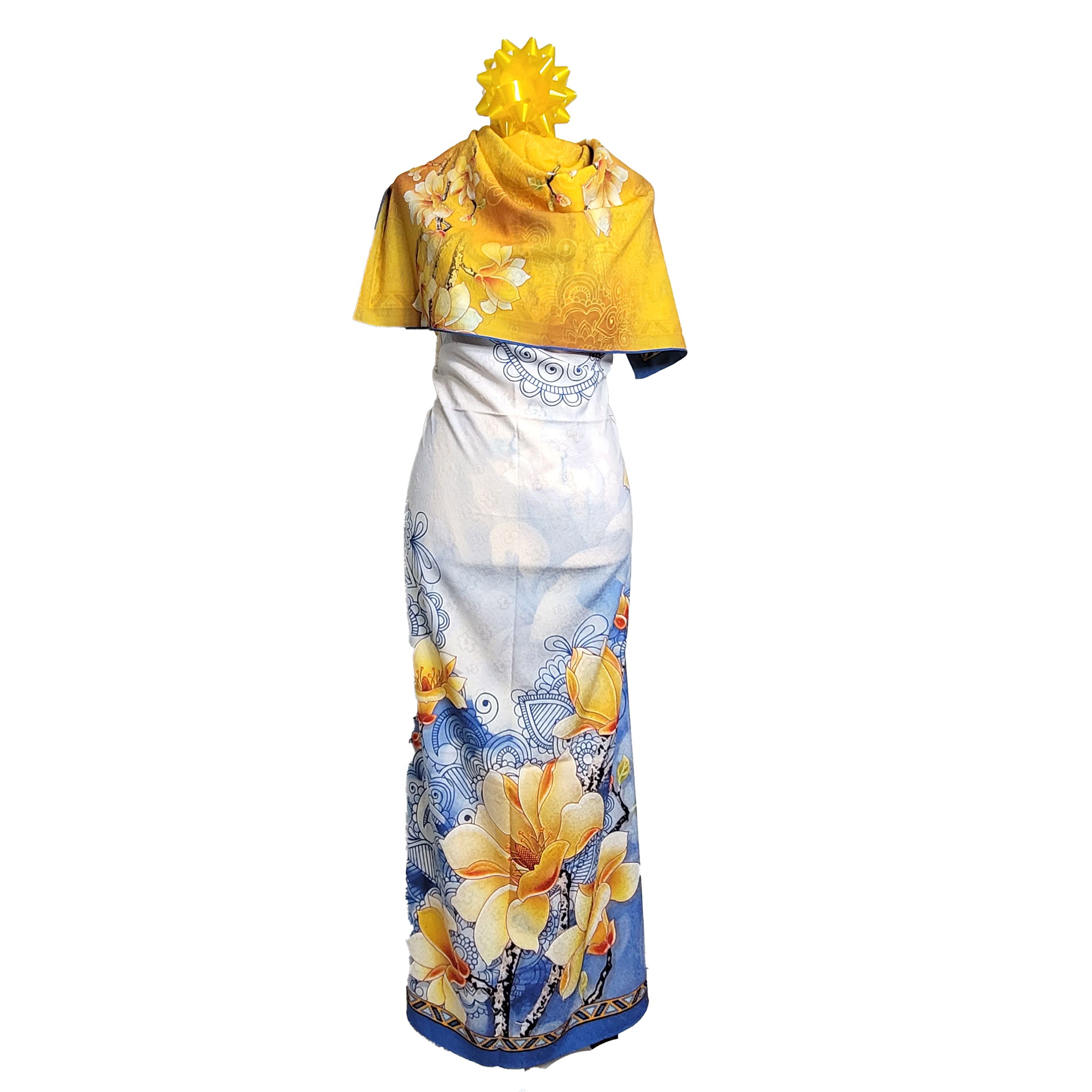 Other Double-Sided Silk Scarf 27"x70" Long Rectangle 3313 Size ONE SIZE - 3 Thumbnail
