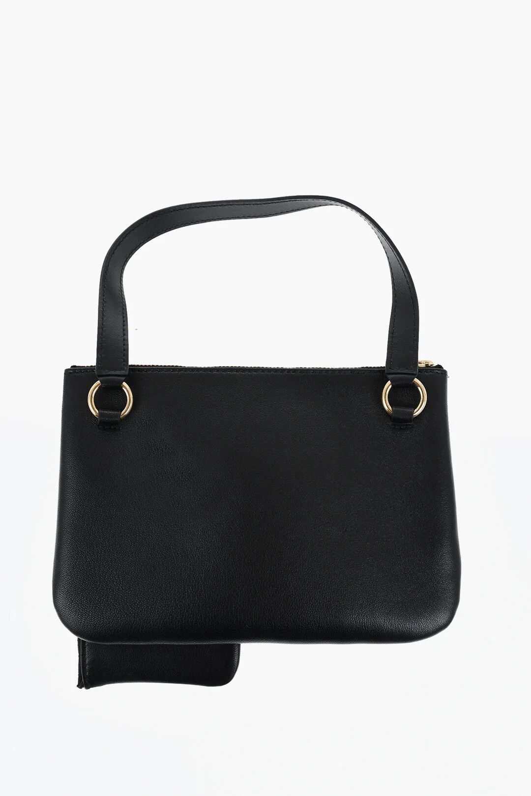 Jil Sander og1mm0626 Size: OS / Mini Leather Handbag in Black Size ONE SIZE - 2 Thumbnail