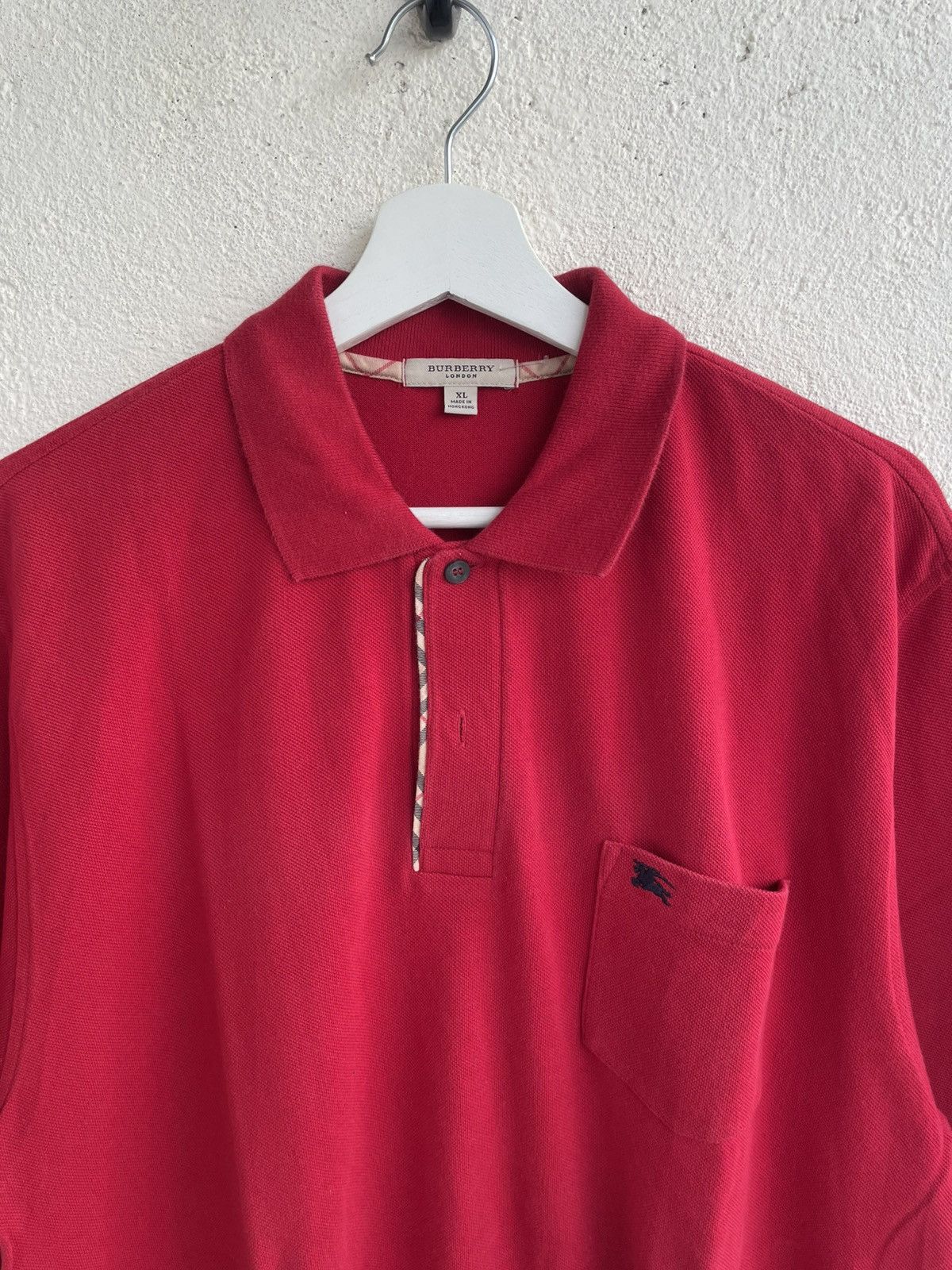 Burberry Burberry Vintage Polo Shirt Embroidery Novacheck Hysteric Size US XXL / EU 58 / 5 - 2 Thumbnail