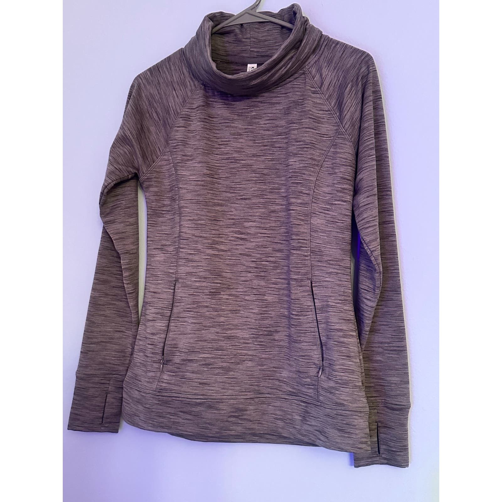 Other KYODAN Outdoor Gray Marbled Mock Pullover Sz L