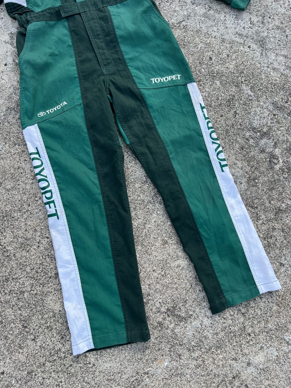 Japanese Brand Vintage Toyota Toyopet Workwear Overalls (No.1) Size US 34 / EU 50 - 4 Thumbnail