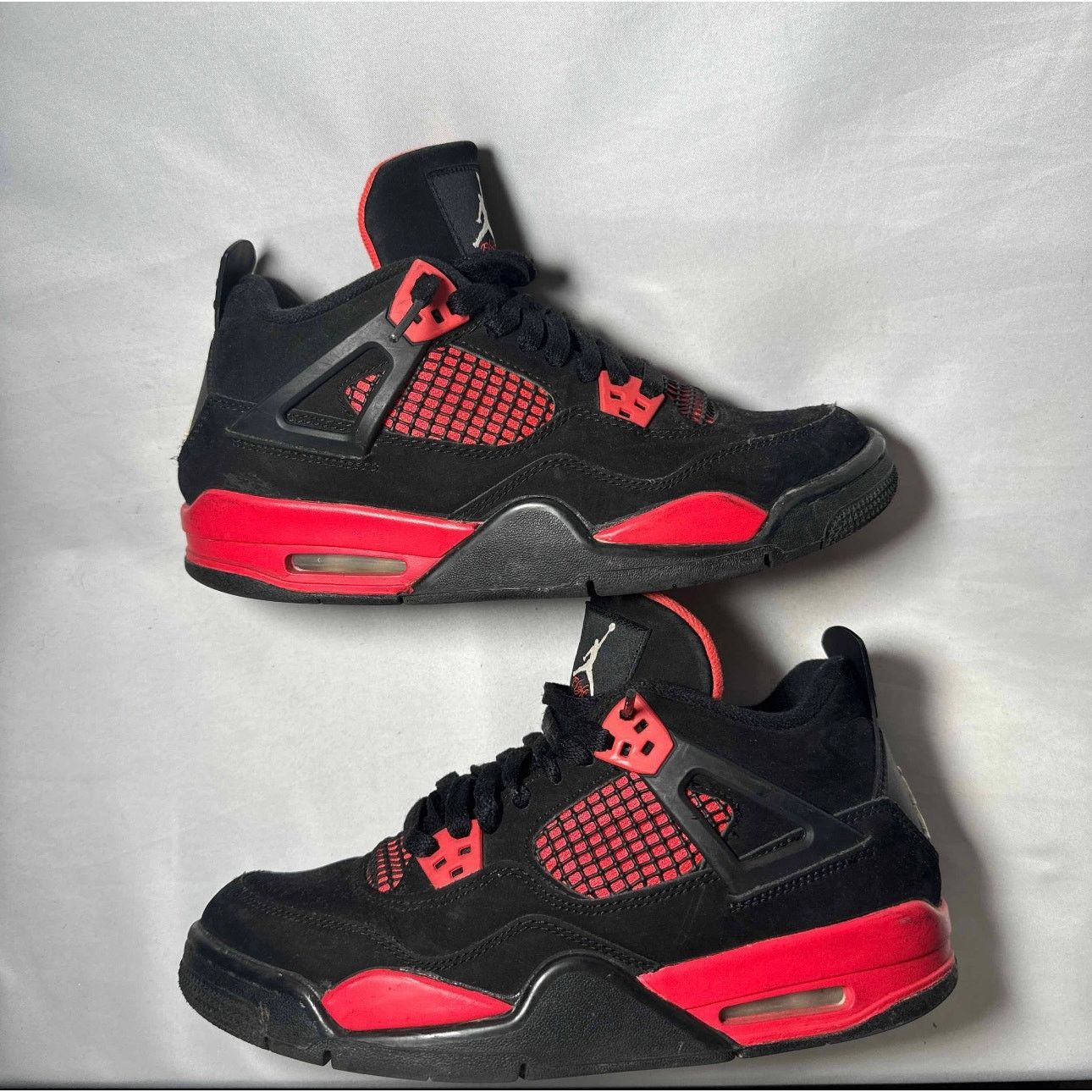 Jordan Brand × Nike Size 7 - Nike Air Jordan 4 Retro GS Red Thunder Men's Shoes Size US 7 / EU 40 - 2 Thumbnail