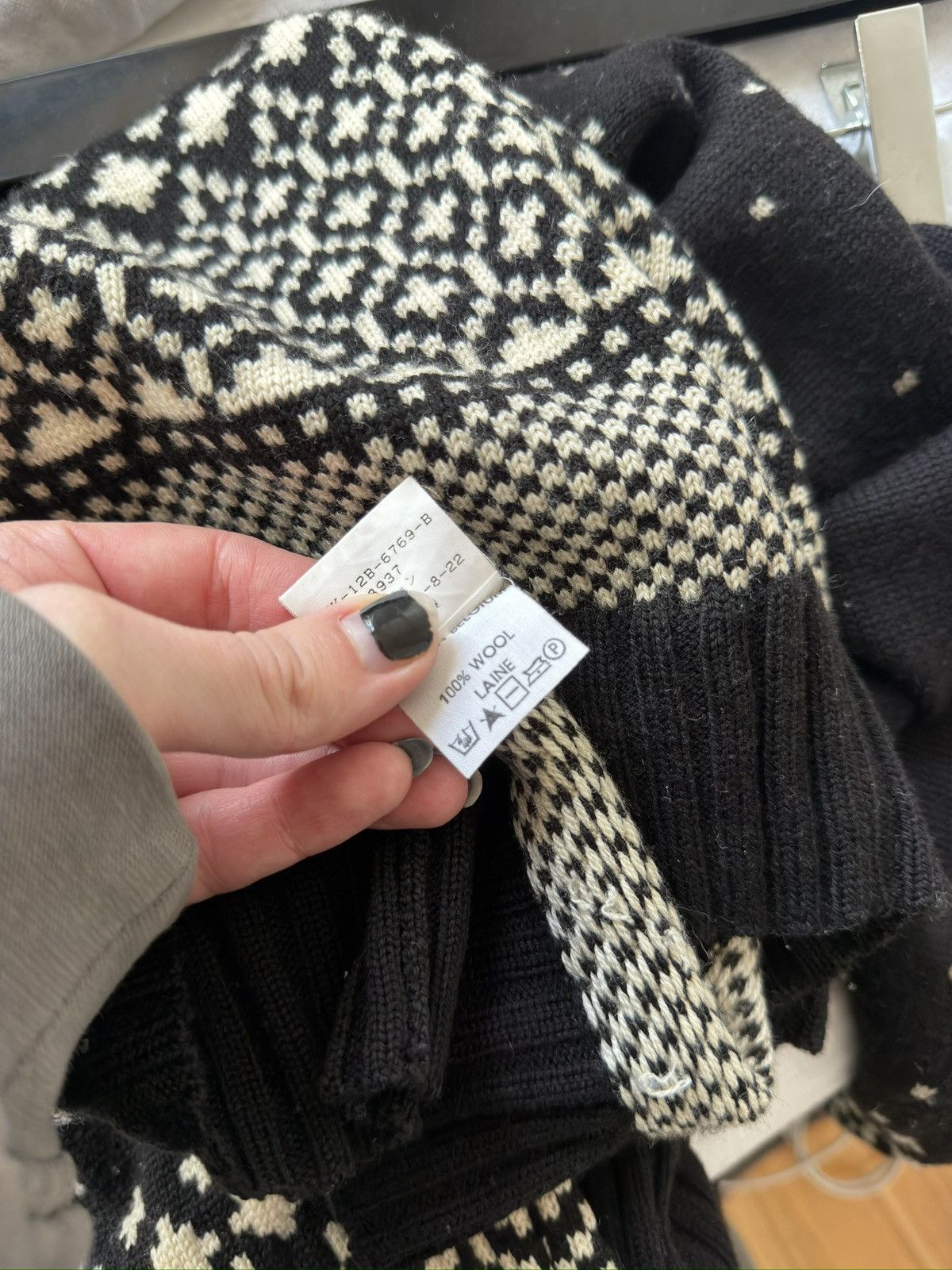 Veronique Branquinho AW07 Nordic Fairisle Turtleneck Size US S / EU 44-46 / 1 - 3 Thumbnail
