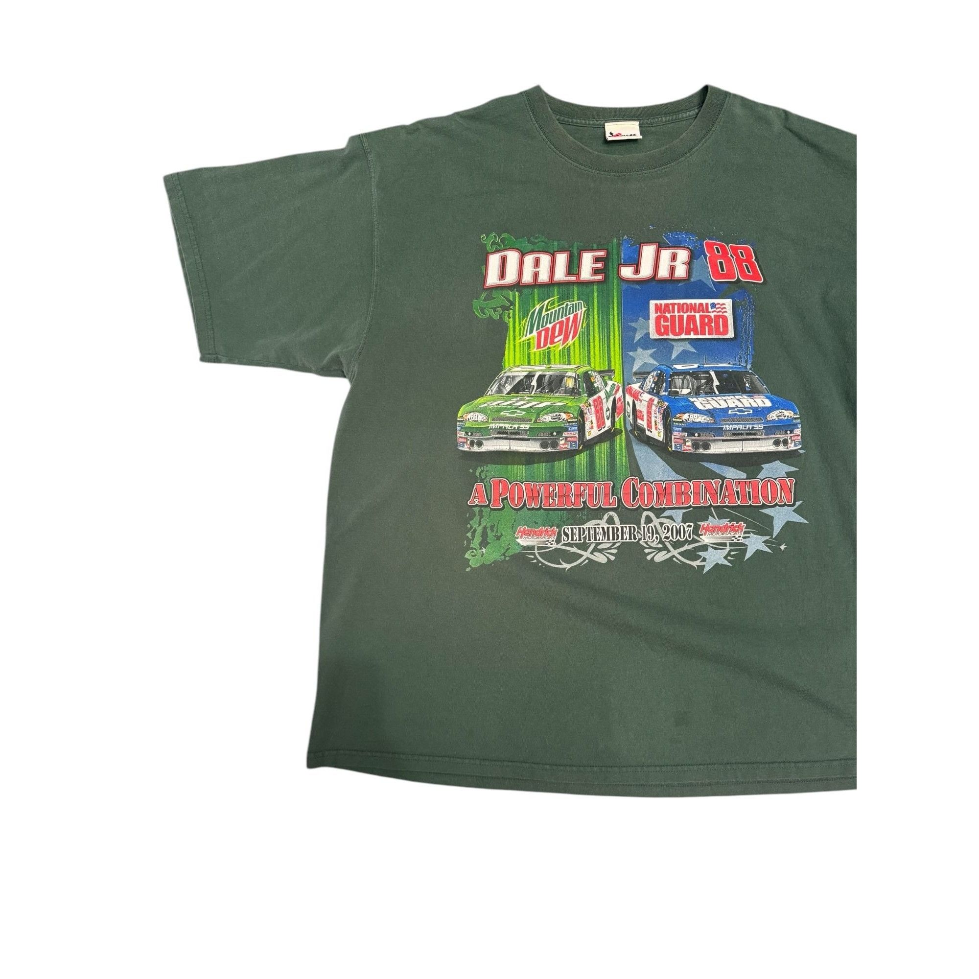 Chase Authentics Y2K NASCAR 2007 Dale Jr. "A Powerful Combination" Shirt Size US XXL / EU 58 / 5 - 2 Thumbnail