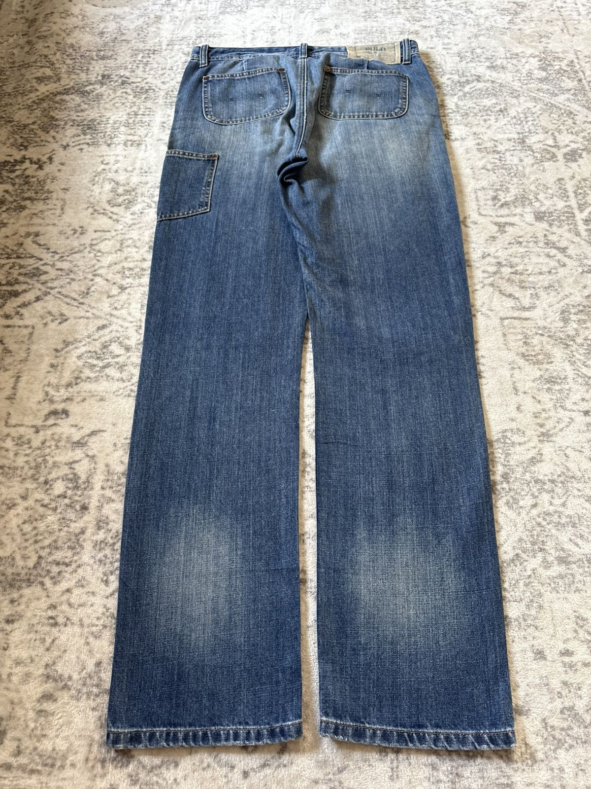 RRL Ralph Lauren Polo Ralph Lauren Double Knee Carpenters Denim Pants Size US 30 / EU 46 - 2 Thumbnail