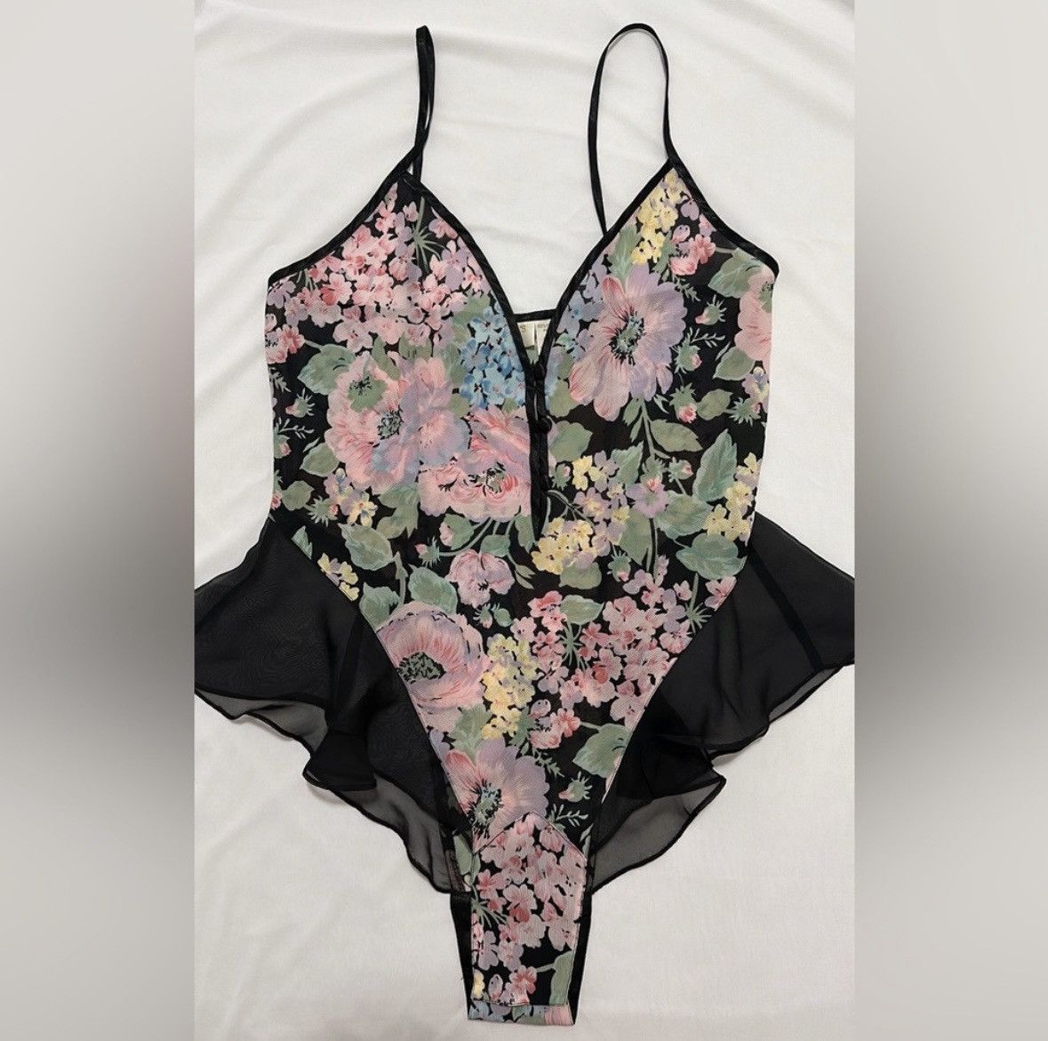 Victoria's Secret Vintage Victoria Secrets Bodysuit Size S / US 4 / IT 40 - 1 Thumbnail