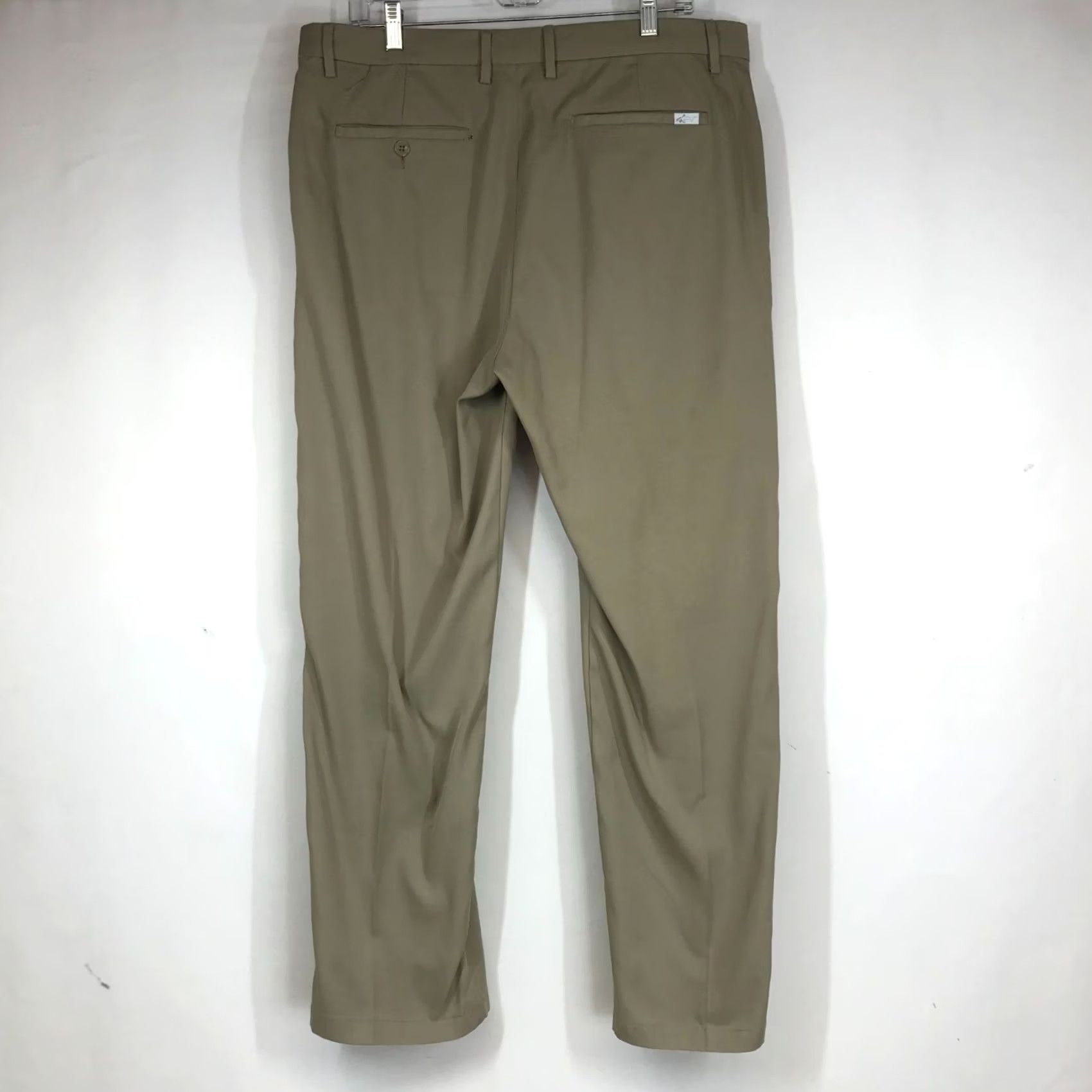 Alife Greg Norman Pants Golf Beige Men's 33 X 30 Casual Polyester Attack Life Size US 33 - 6 Thumbnail