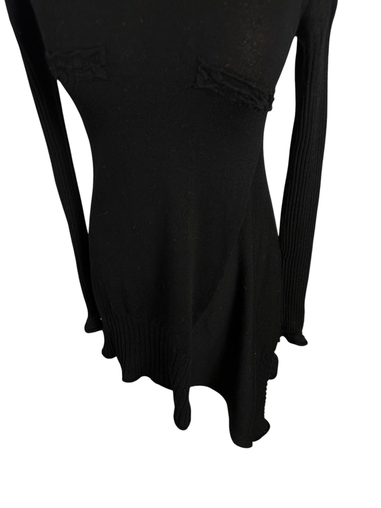 Marithe + Francois Girbaud Marithe Francois Girbaud Wool Avant Garde Japanese Dress Size S / US 4 / IT 40 - 4 Thumbnail