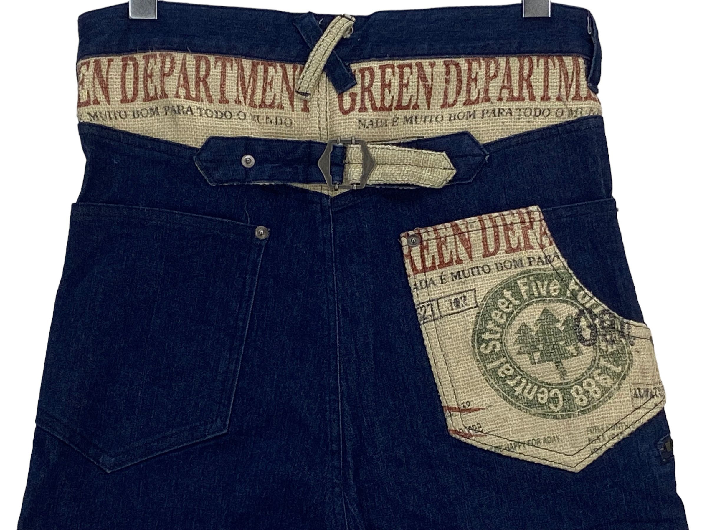 Japanese Brand Drop Crotch Multzipper Pocket Jeans Size US 31 - 5 Thumbnail