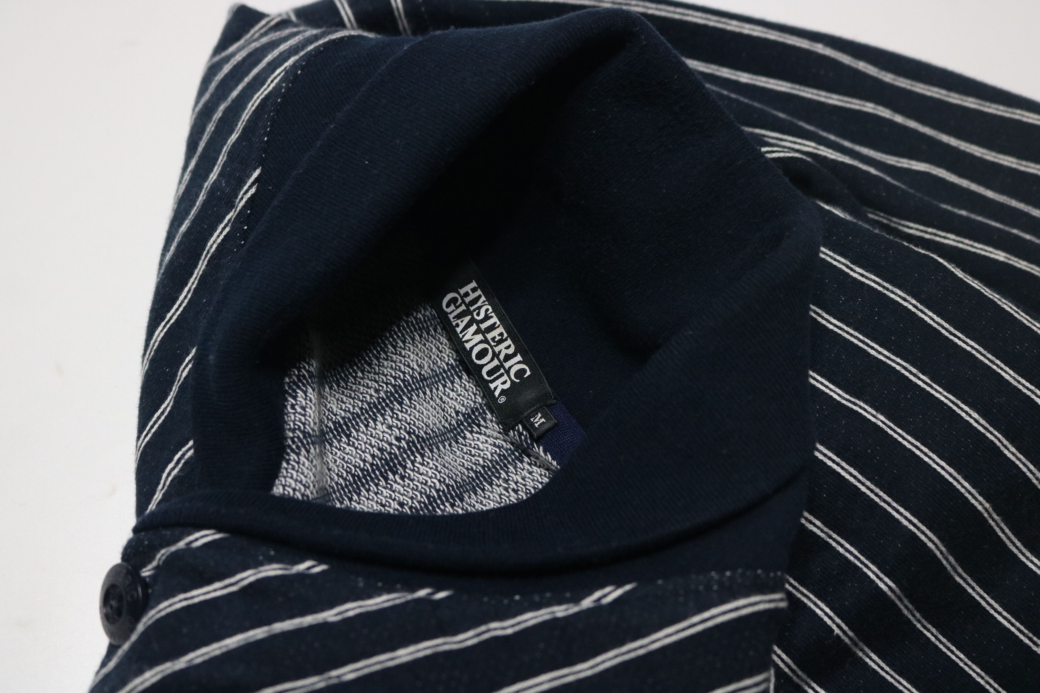 Hysteric Glamour HYSTERIC GLAMOUR Striped Button Shawl Jacket Size M / US 6-8 / IT 42-44 - 10 Thumbnail