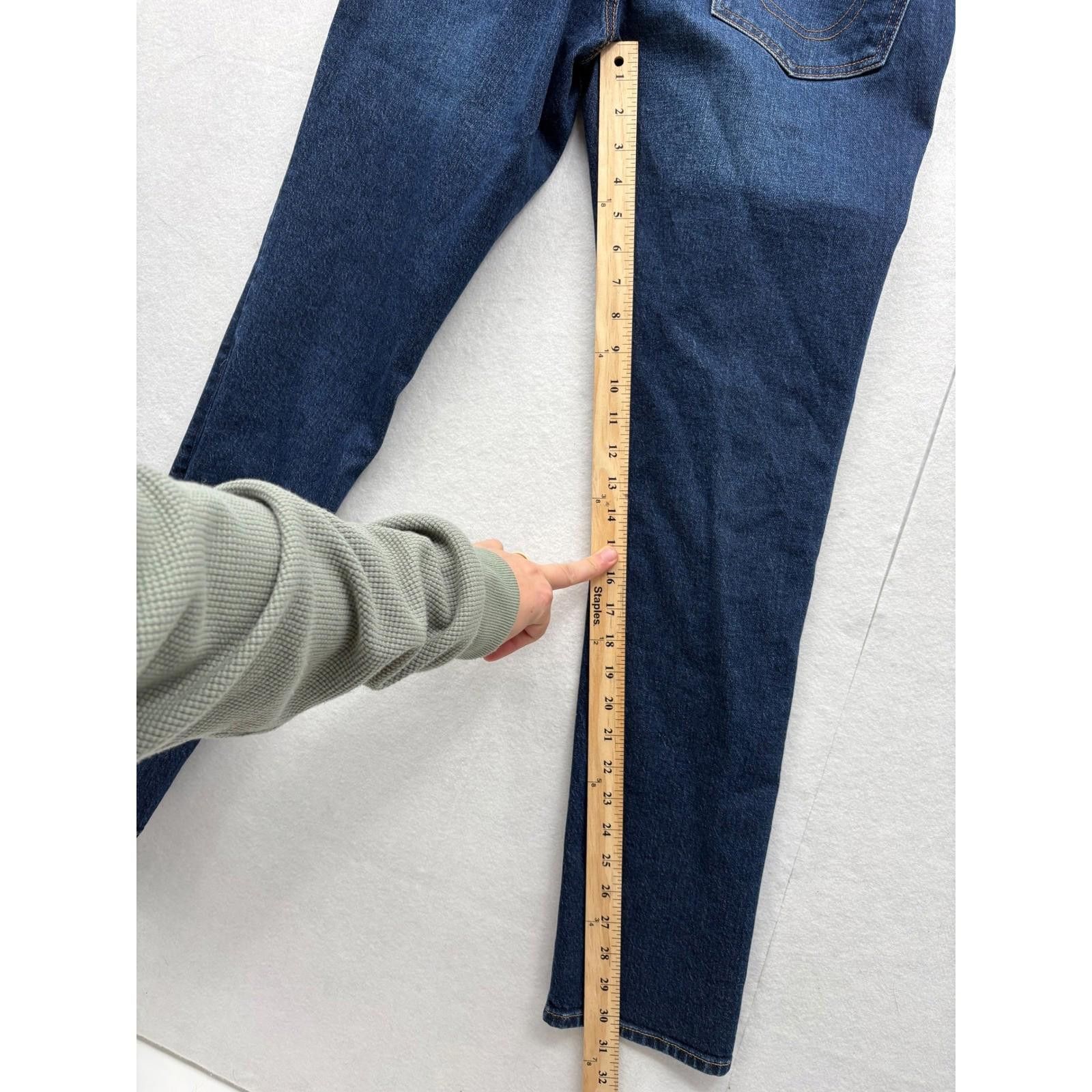 True Religion TRUE RELIGION Women Blue Denim Bib Overalls Pants M Size 32" / US 10 / IT 46 - 8 Thumbnail