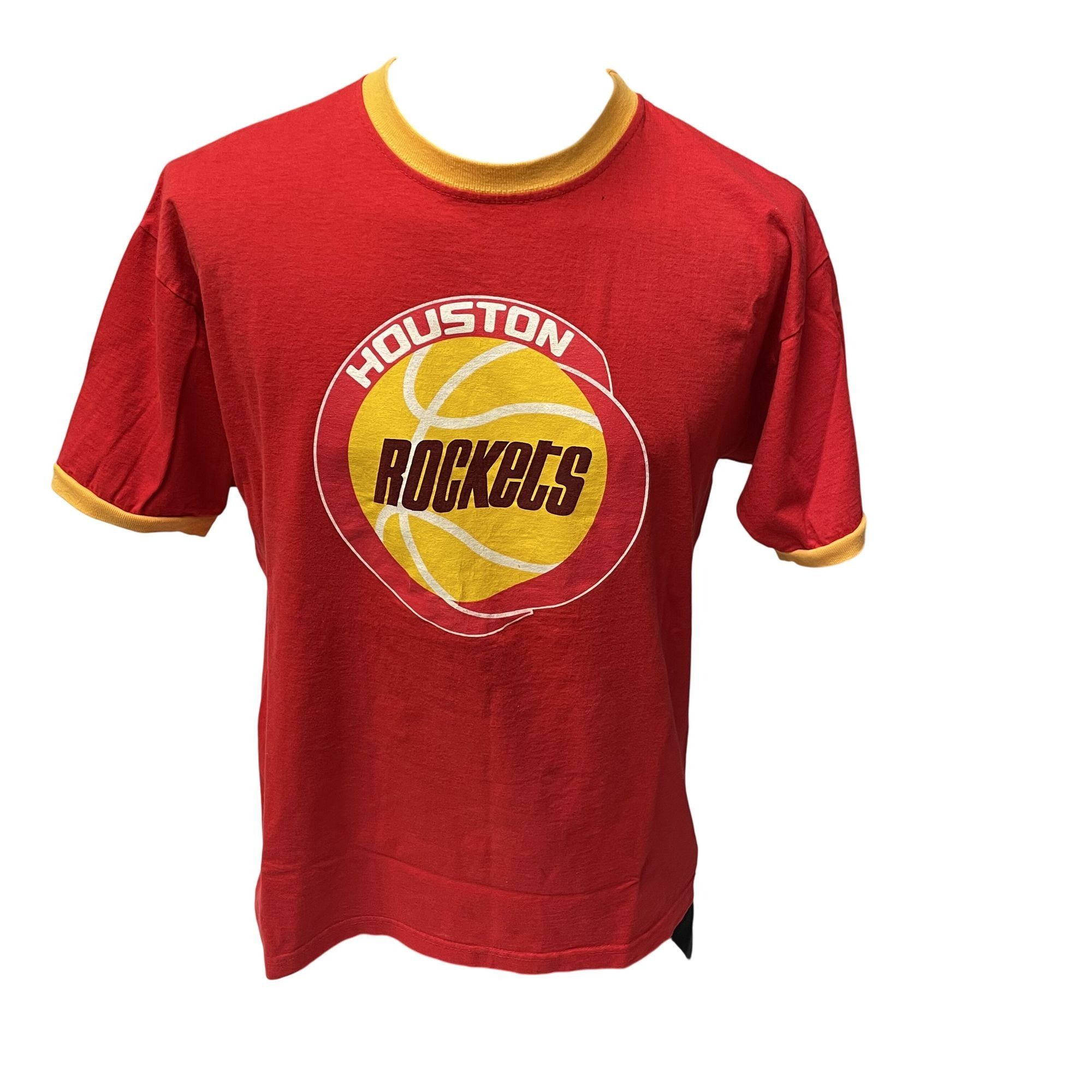 Other Vtg Bay Side USA RINGER Basketball Houston ROCKETS T Shirt Size US L / EU 52-54 / 3 - 1 Thumbnail