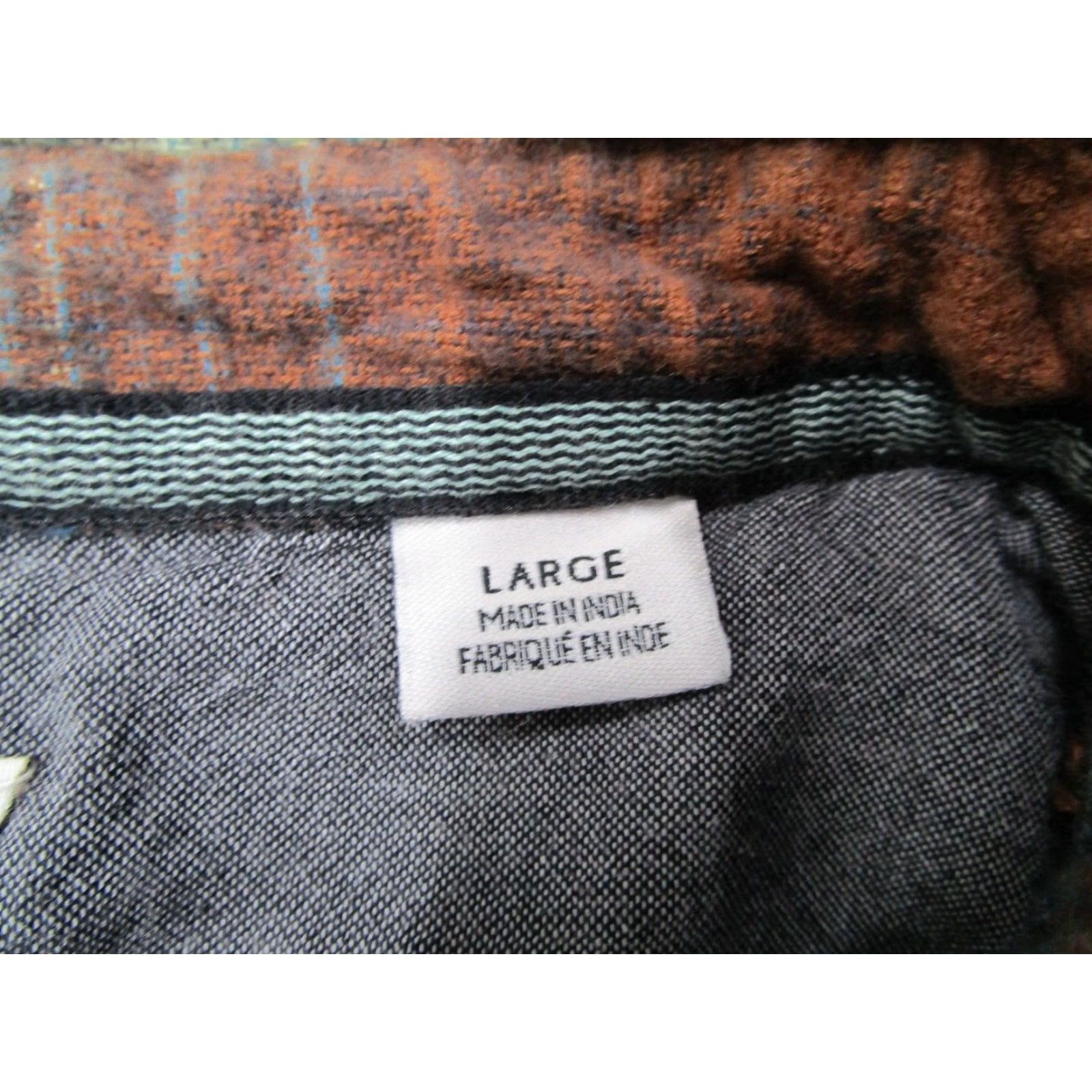 Vissla VISSLA Men's Large Brown Plaid Flannel Shirt Long Sleeve Casual Workwear Button Up Size US L / EU 52-54 / 3 - 4 Thumbnail