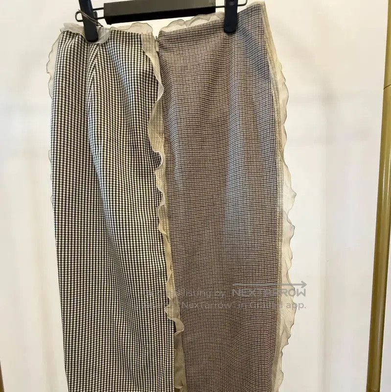 Fendi Fendi Brown Cotton Blend Midi Skirt . Size 23" - 1 Thumbnail