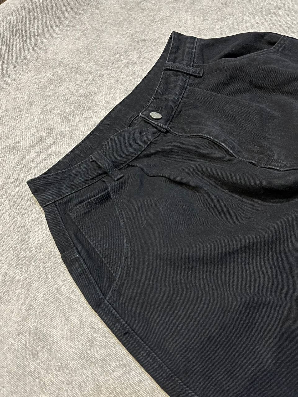 Other Wake Cargo Jeans Denim Black Logo Washed Rap Size US 28 / EU 44 - 5 Thumbnail