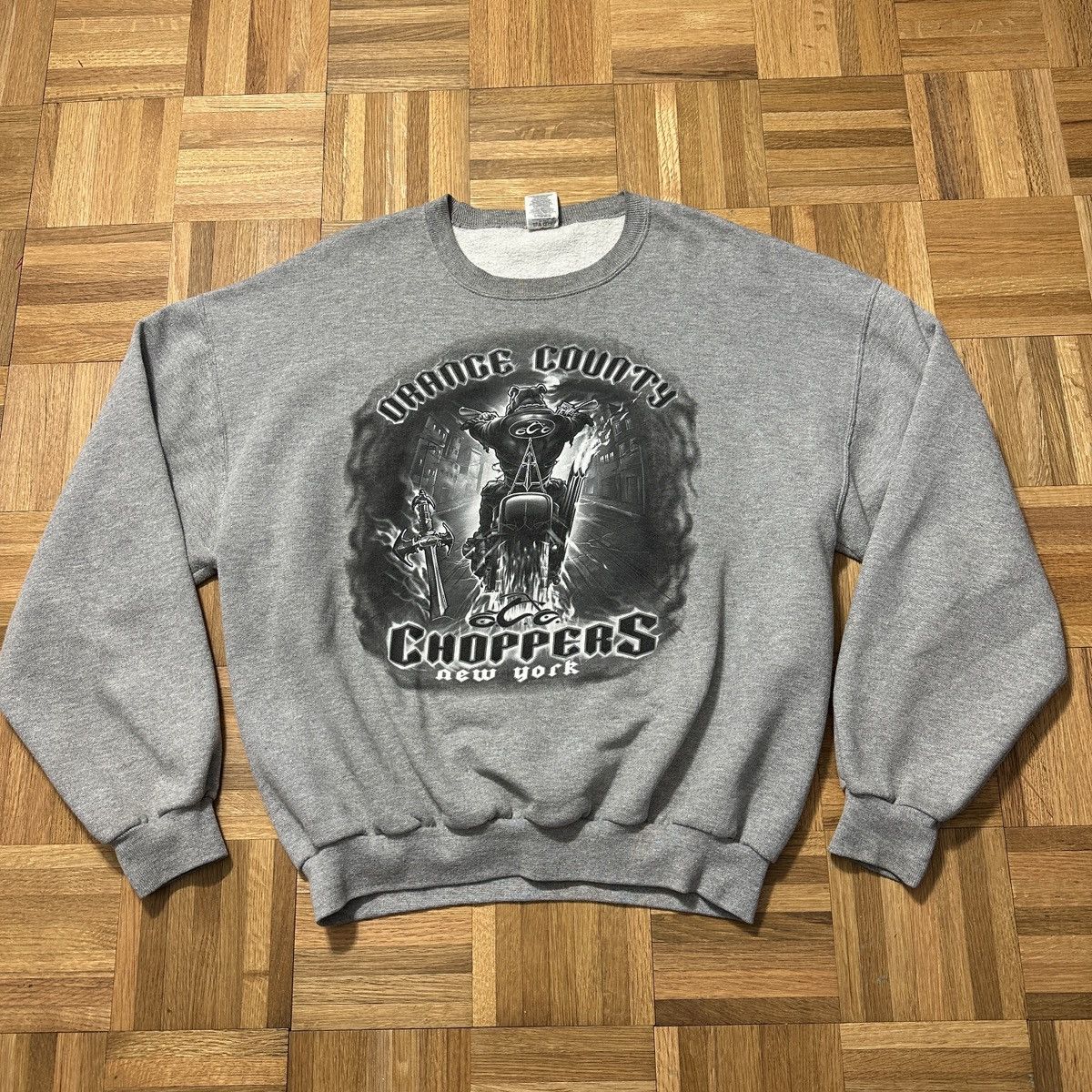 Jerzees Vintage Orange County Choppers sweatshirt Size US XL / EU 56 / 4 - 1 Thumbnail